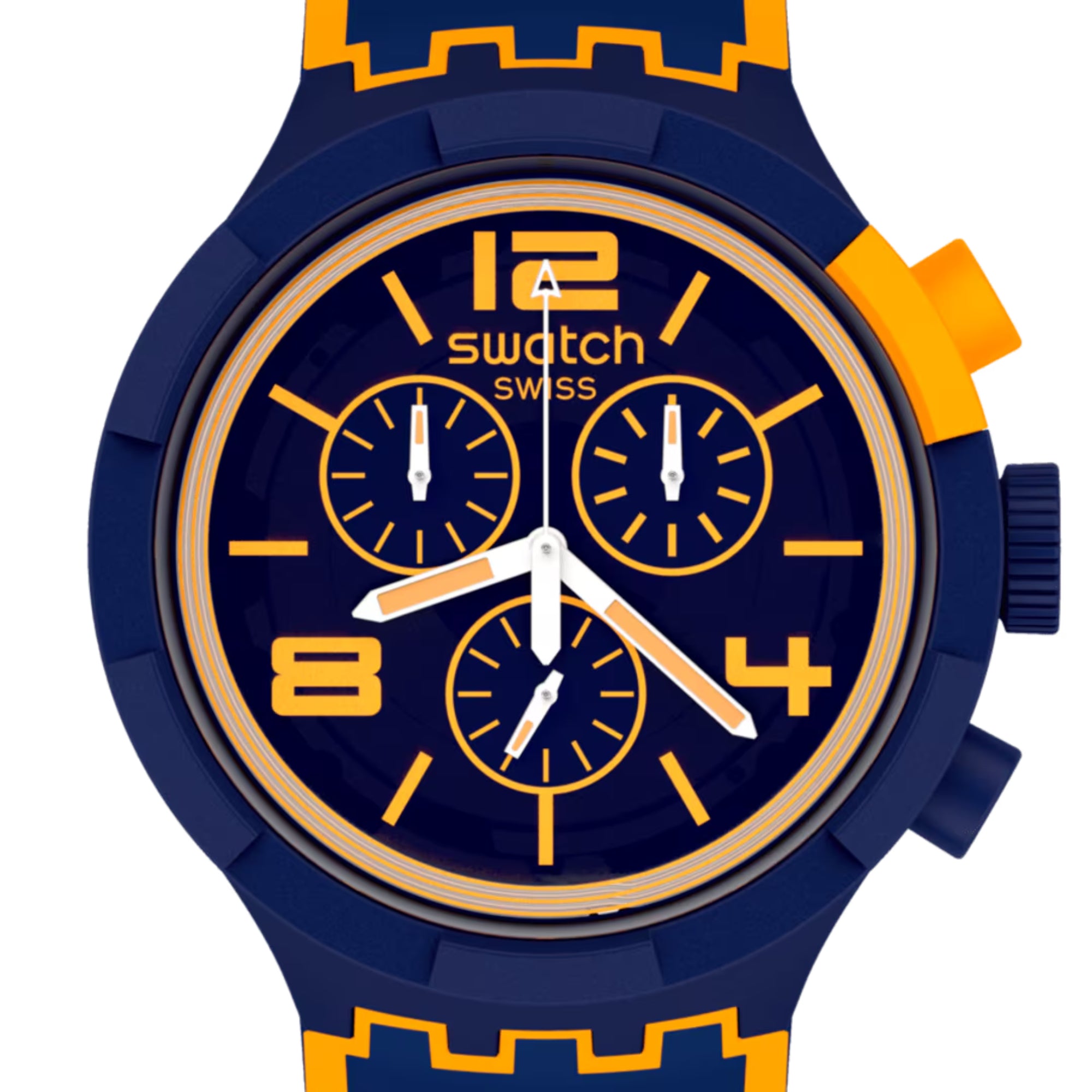 Swatch SwatchPAY! OrangePaysPAY! Quartz Blue Dial Blue Silicone Strap Men's Watch SBO2N100-5300