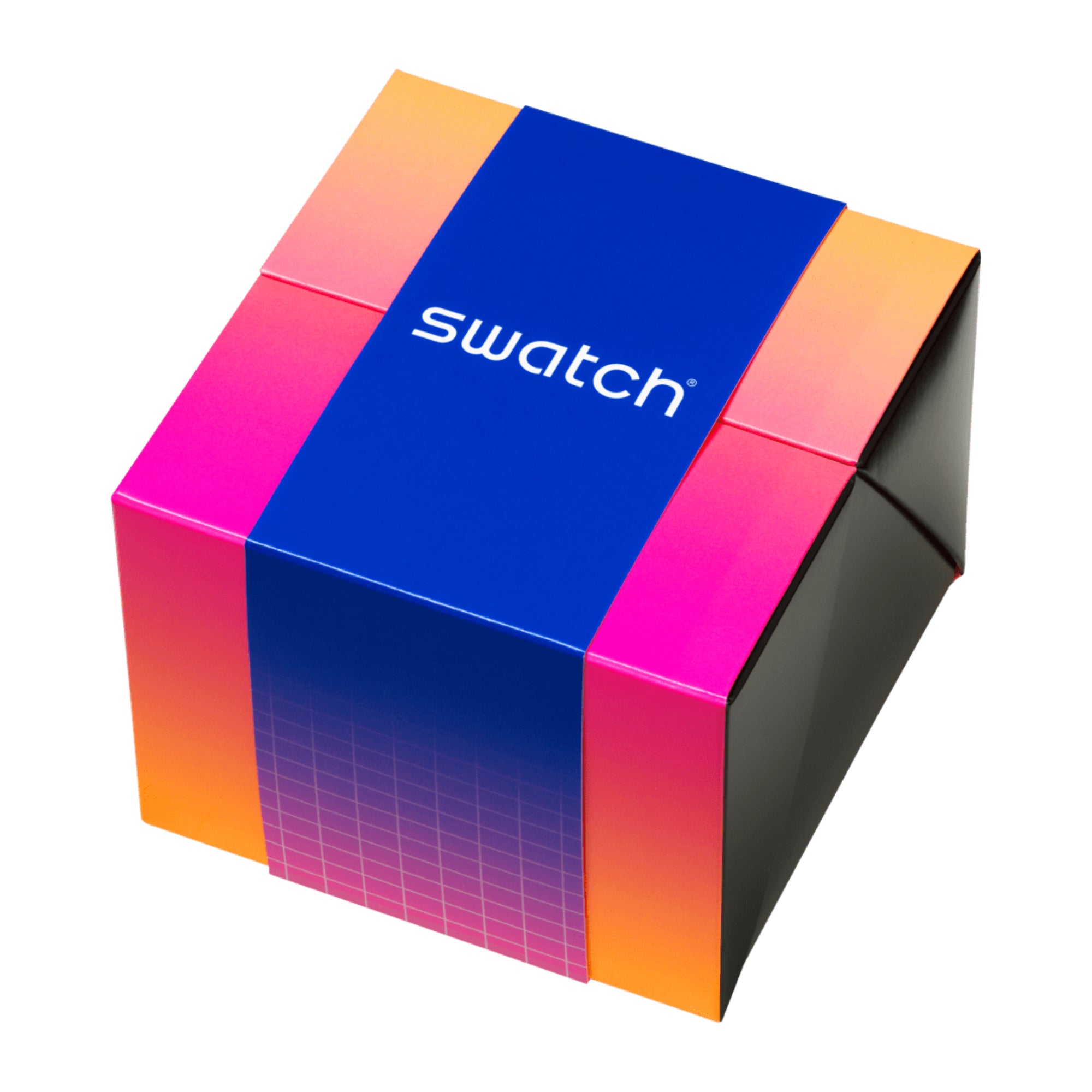 Swatch Quartz Neon Party To The Max Big Bold Chrono Black Dial Men's Watch SB06N102