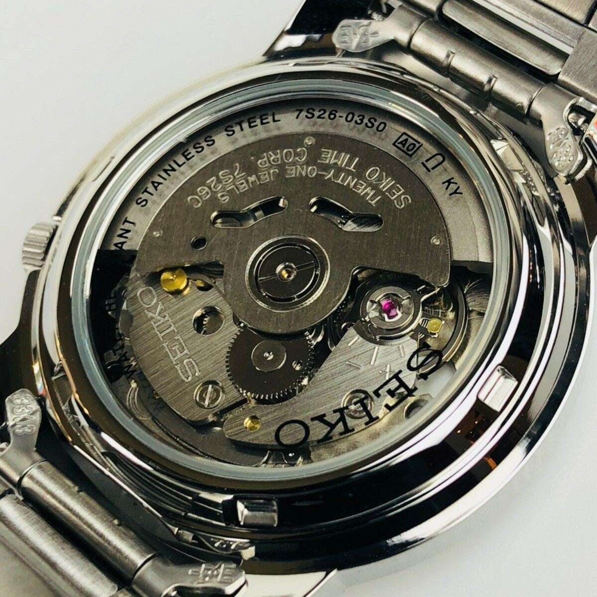 Seiko 5 Automatic Silver Dial Stainless Steel Bracelet Men's Watch SNKK65K1