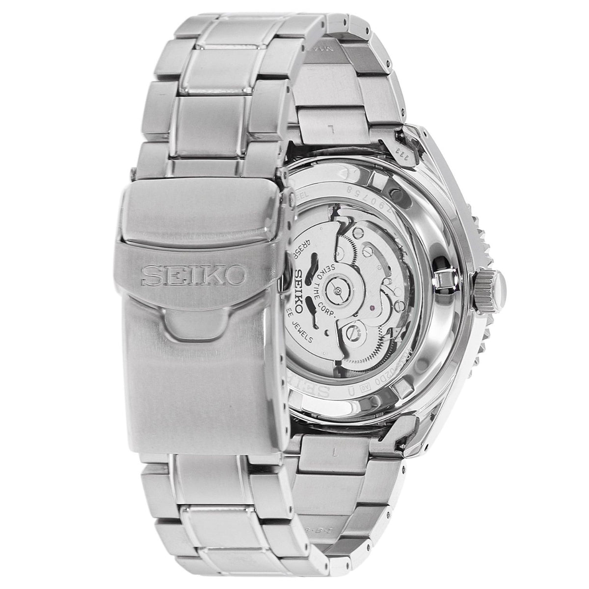 Seiko 5 Sports Automatic Black Dial Silver Stainless Steel Men's Watch SRPB91K1