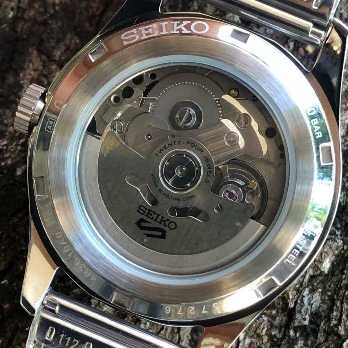 Seiko 5 Sports Flieger Pilot/Aviation Automatic Black Dial Milanese Bracelet Men's Watch SRPH23K1