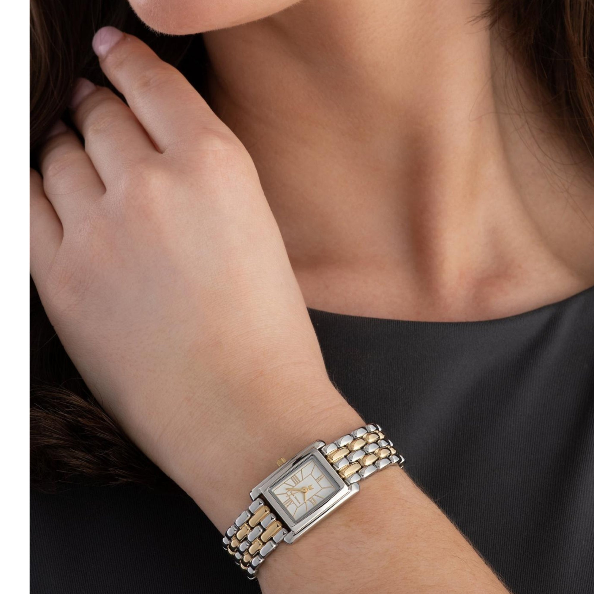 Michael Kors Petite Essex White Dial Steel Strap Women's Watch MK4999
