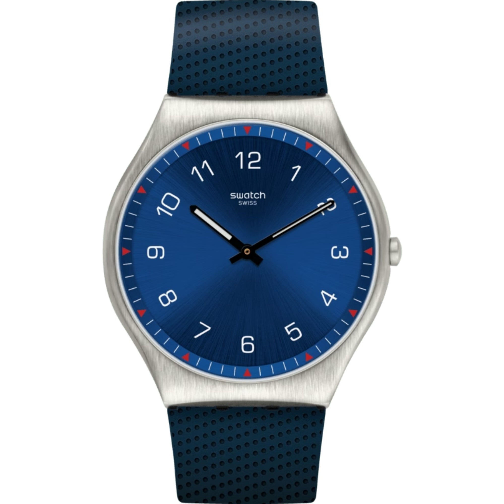 Swatch Skin Irony Quartz Blue Dial Blue Strap Unisex Watch SS07S102