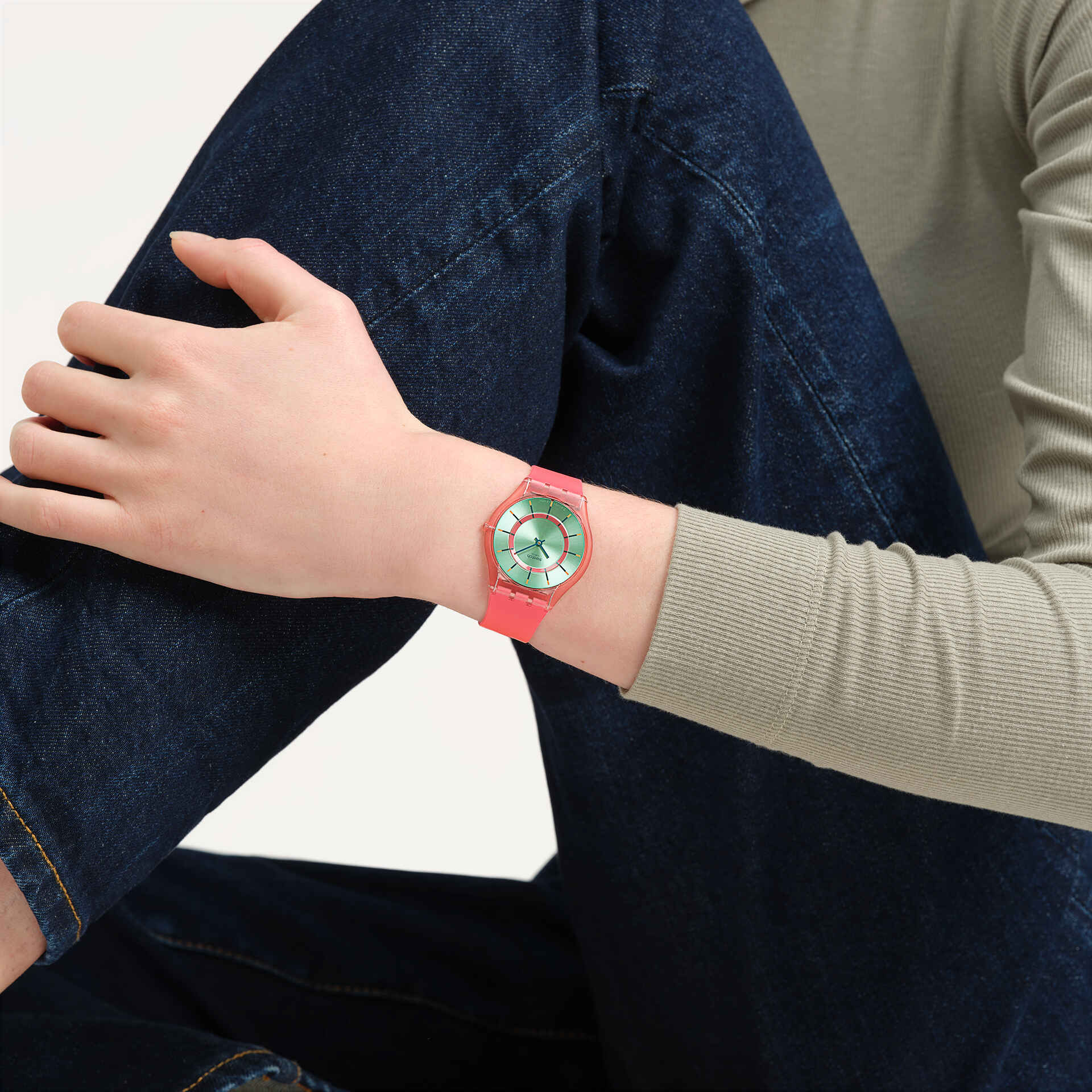 Swatch Minty Mango Dream Green Dial Unisex Watch SS08P111