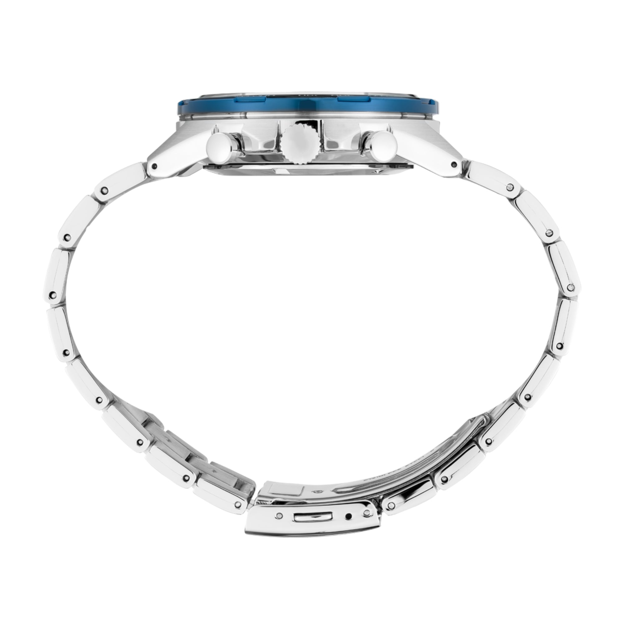 Seiko Conceptual Chronograph Quartz Blue Dial Steel Strap Men’s Watch SSB345P1