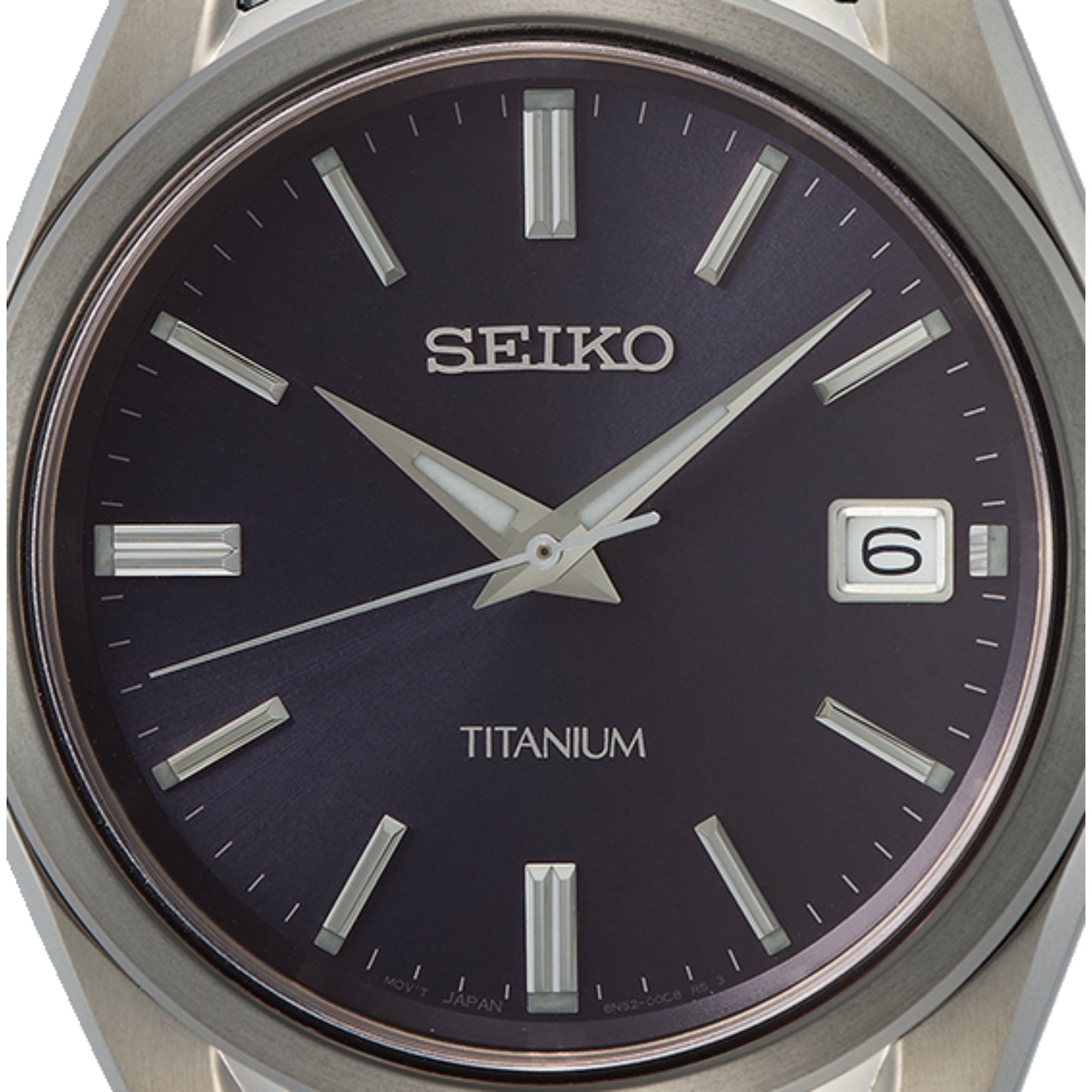 Seiko Conceptual Quartz Blue Sunburst Dial Titanium Strap Men's Watch SUR373P1