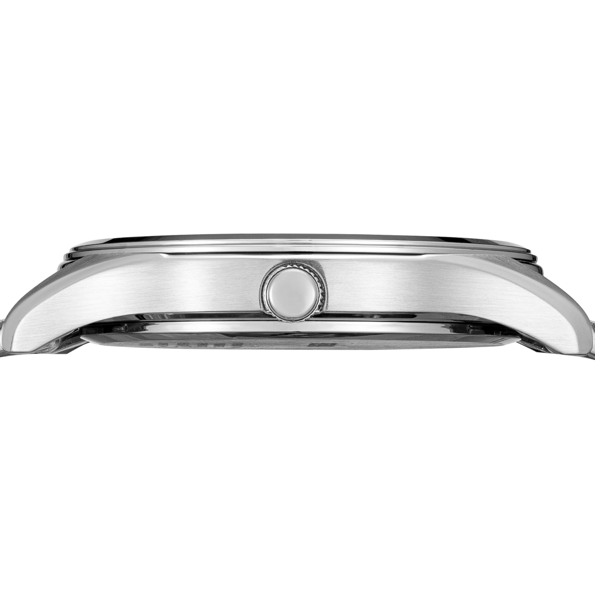 Seiko Essentials SUR419P1 stainless steel case side profile