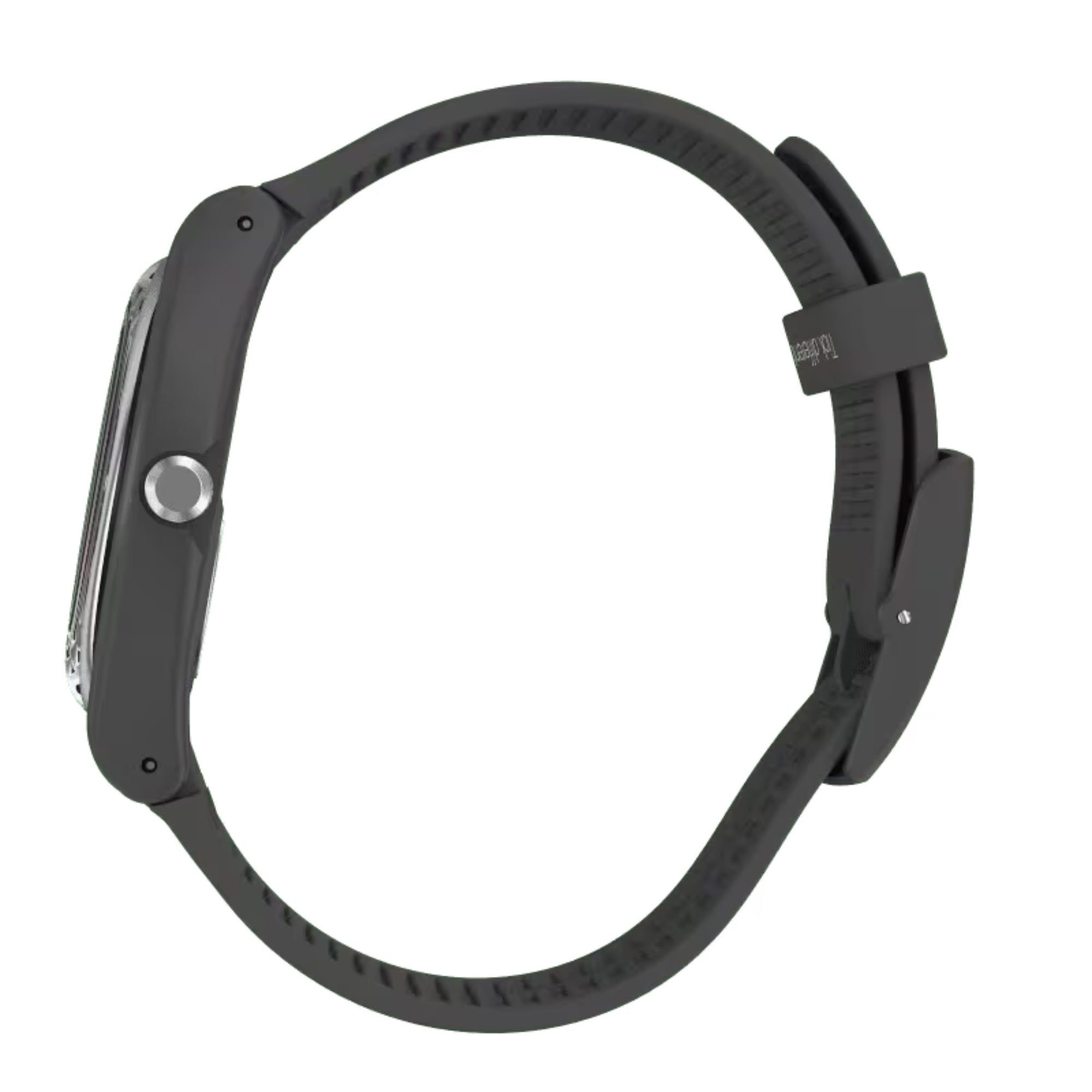 Swatch New Gent Quartz Grey Dial Grey Silicone Strap Unisex Watch SVIM100-5300