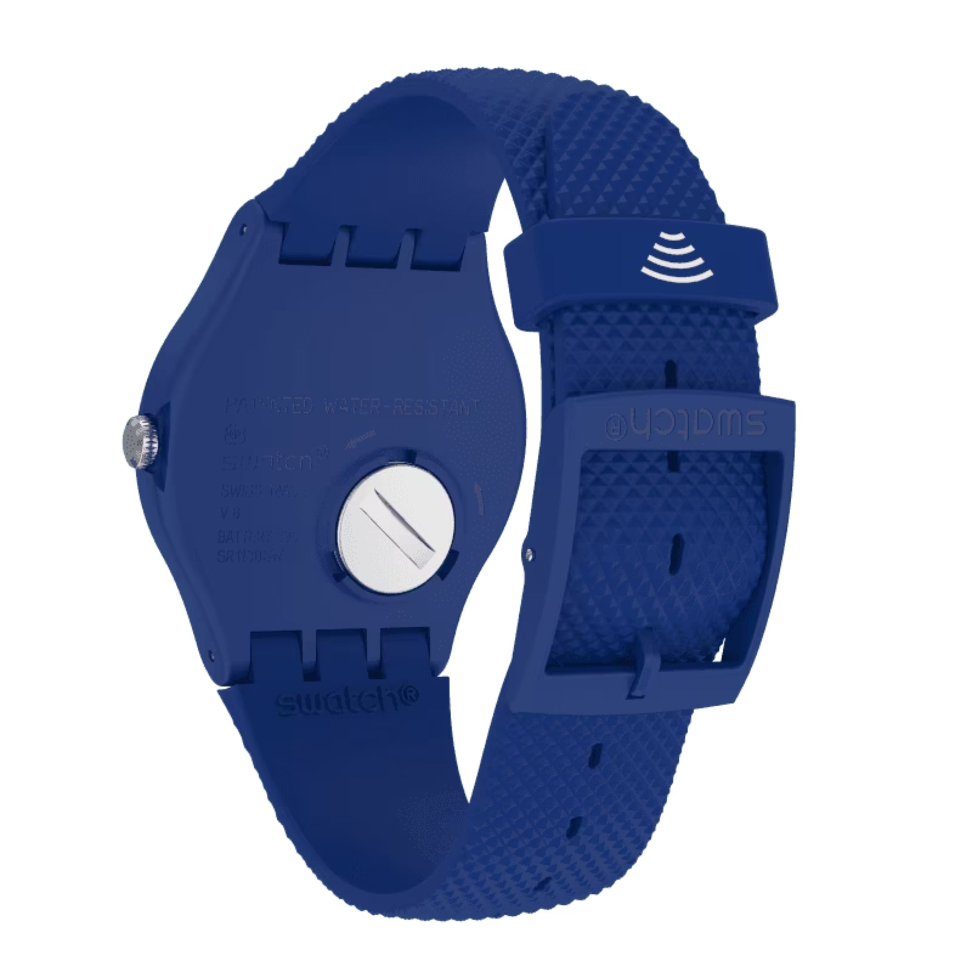 Swatch SwatchPAY! Ocean Pay! Quartz Blue Dial Blue Silicone Strap Unisex Watch SVIN103-5300
