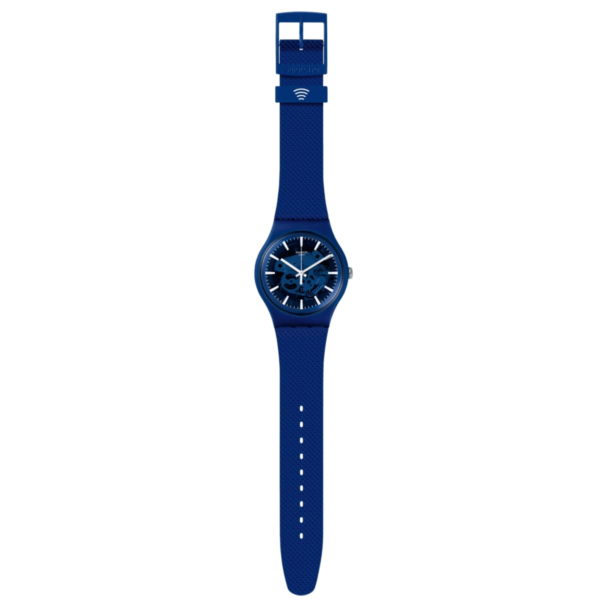 Swatch SwatchPAY! Ocean Pay! Quartz Blue Dial Blue Silicone Strap Unisex Watch SVIN103-5300