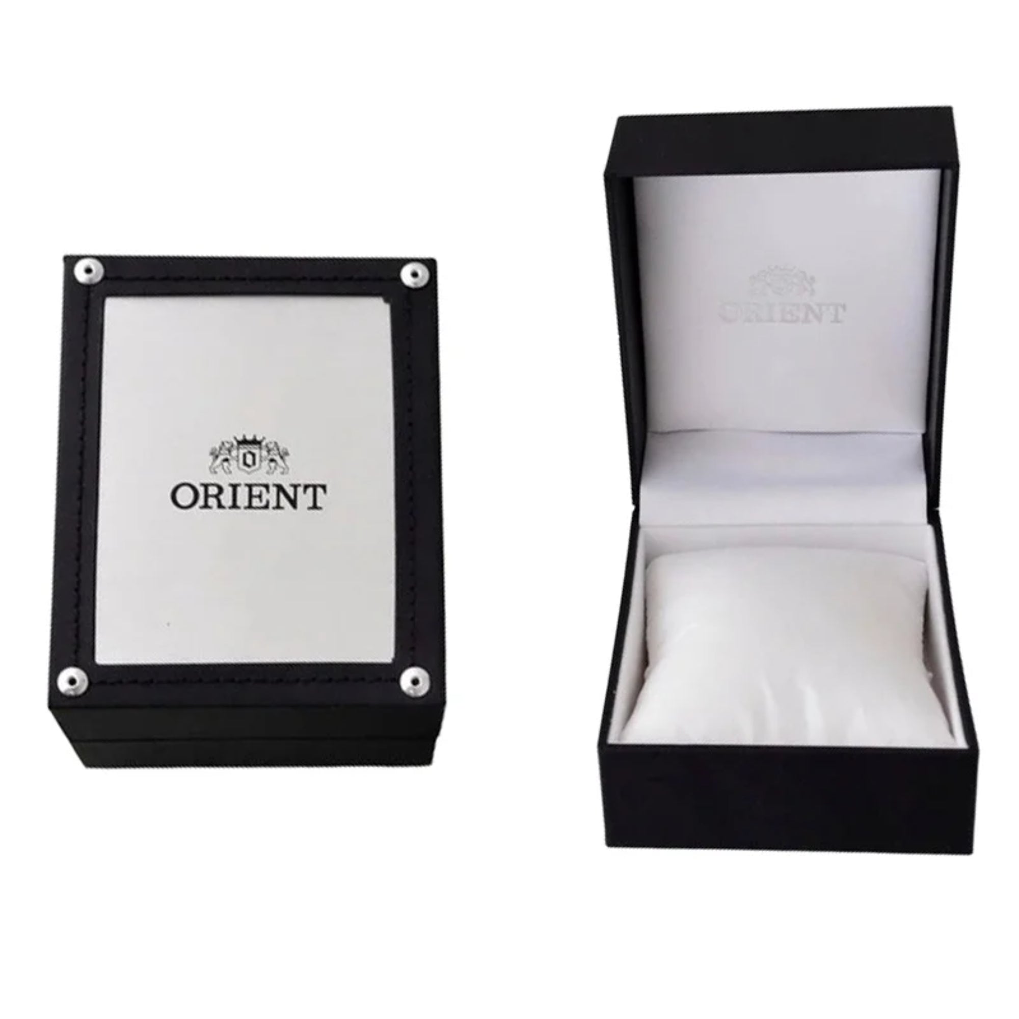 Orient Golden Eye II Contemporary Open Heart White Dial Steel Strap Men's Watch TAG03001W0