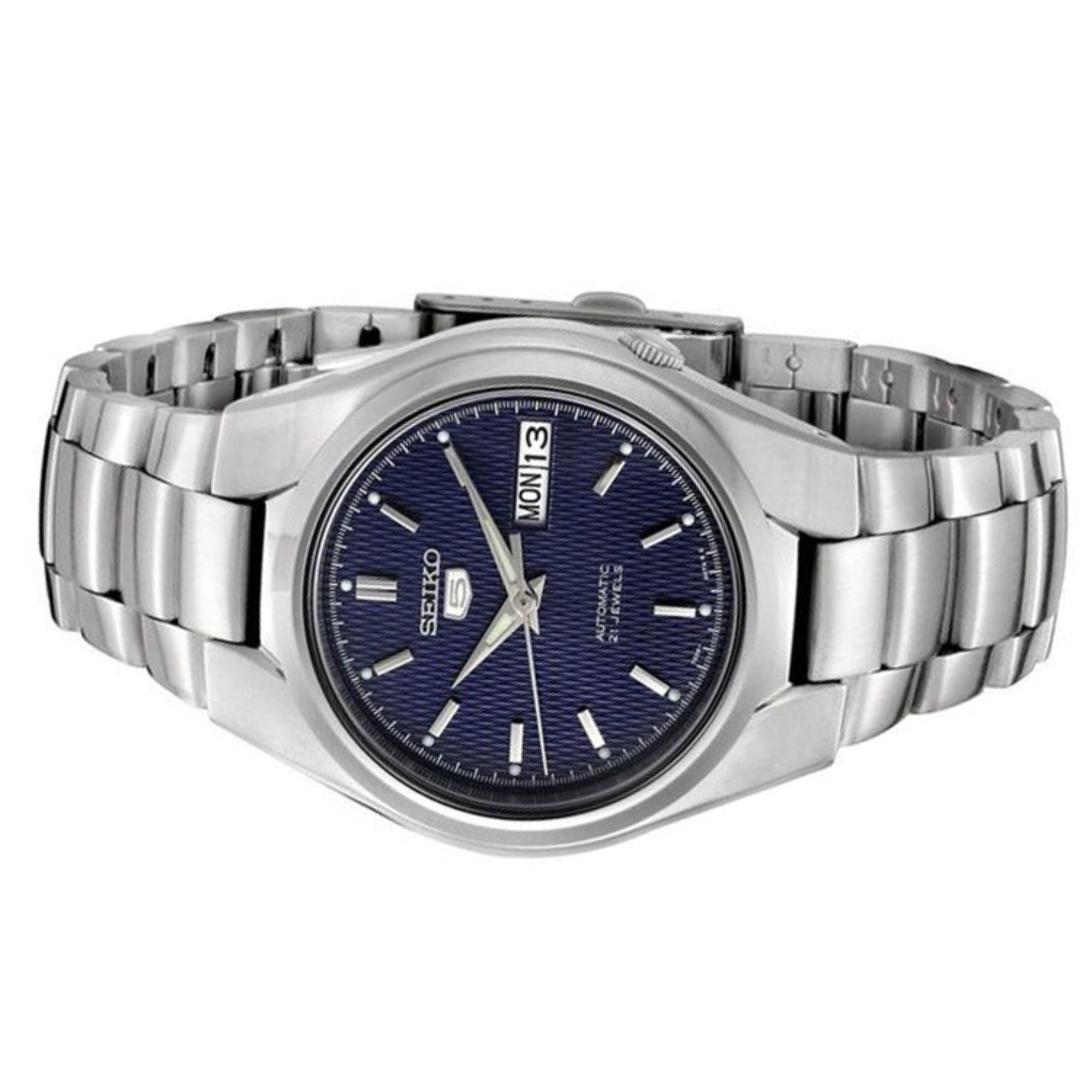 Seiko 5 Automatic Blue Dial Stainless Steel Bracelet Men's Watch SNK603K1