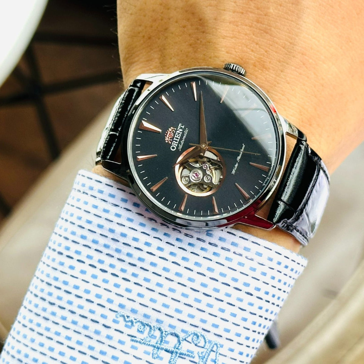 Orient Contemporary Black Dial Men’s Watch TAG02001B0