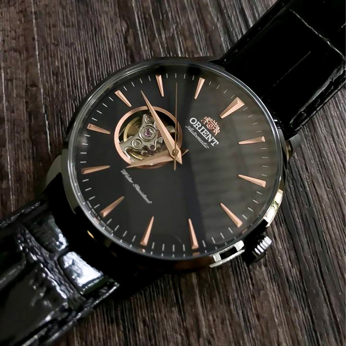 Orient Contemporary Black Dial Men’s Watch TAG02001B0