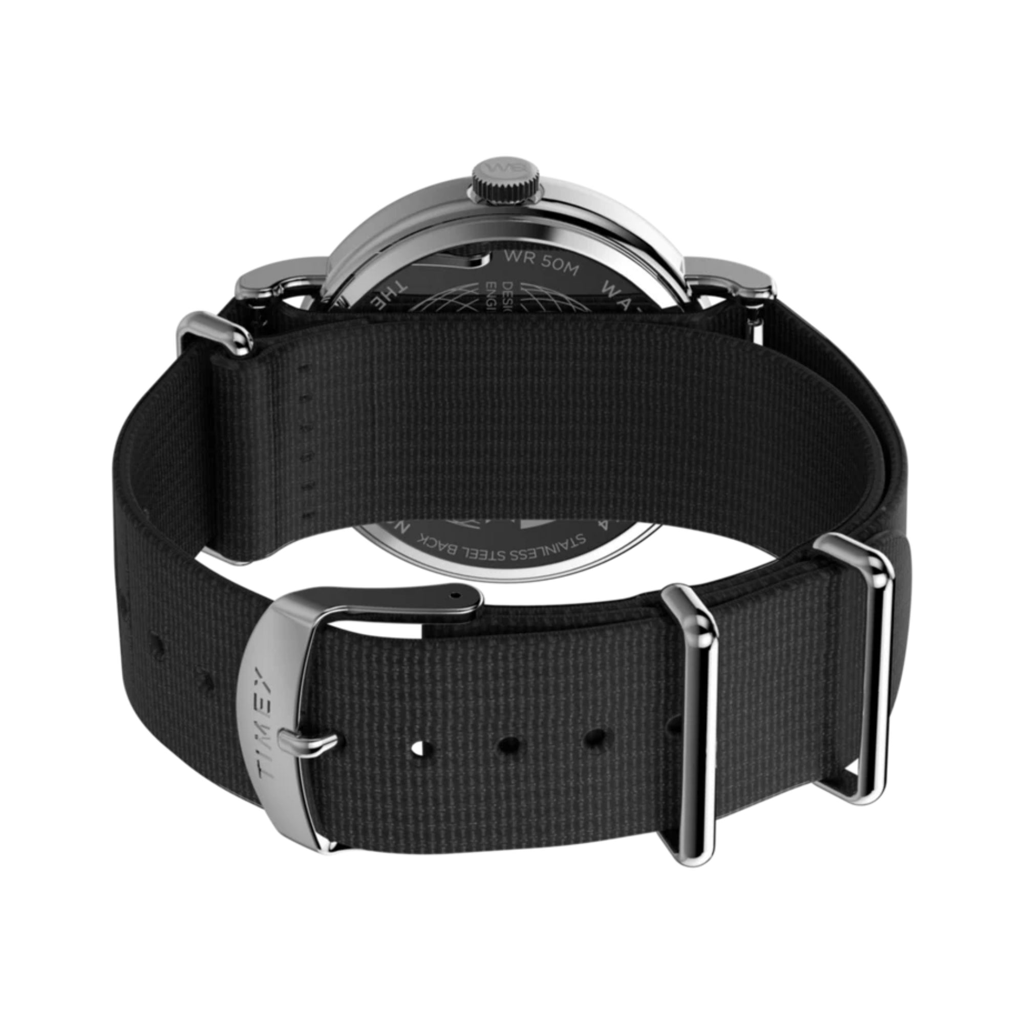 Timex Weekender Black Dial Fabric Strap Men’s Watch TW2W86100