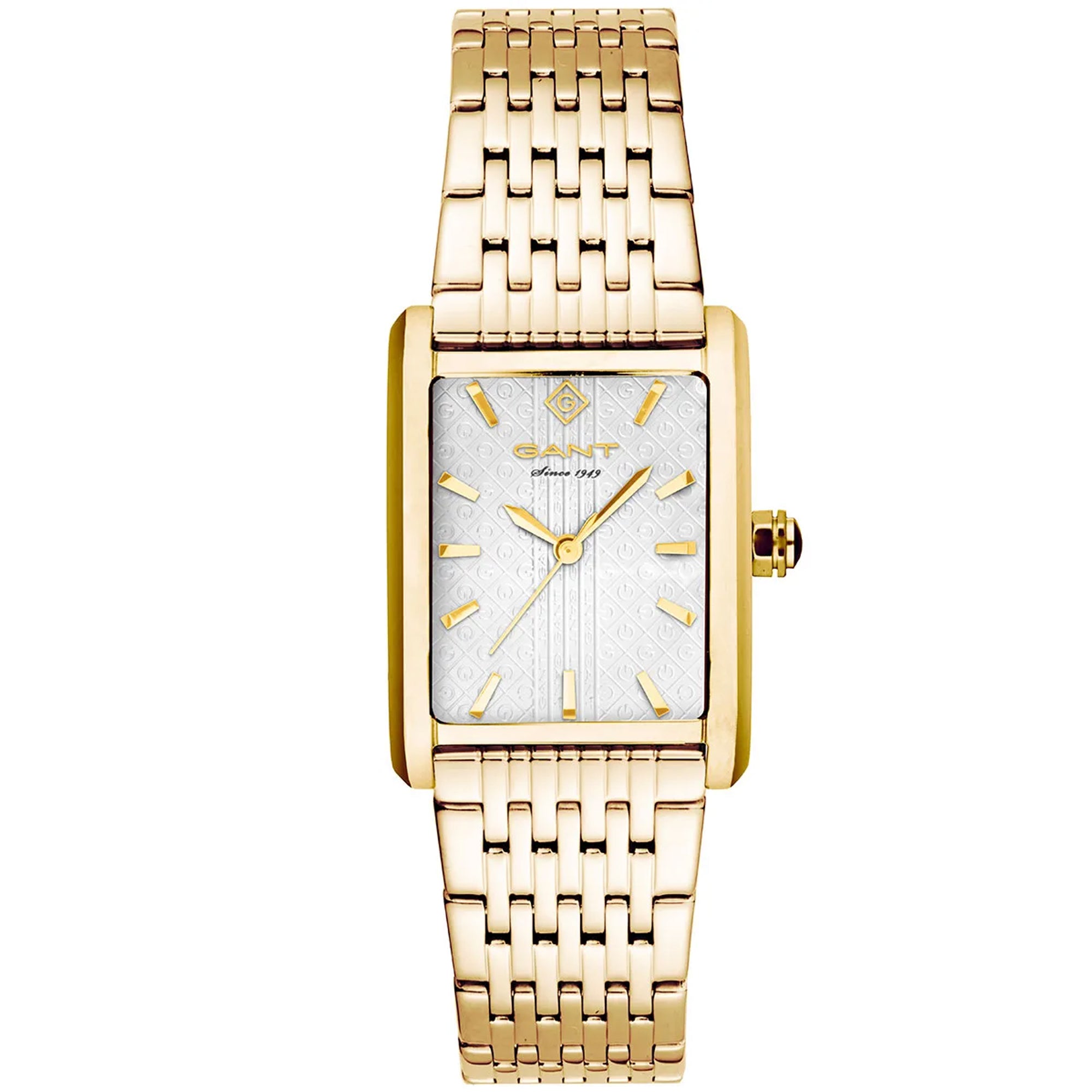 Gant Rhode Island Quartz White Dial Gold PVD Steel Bracelet Ladies Watch G173002