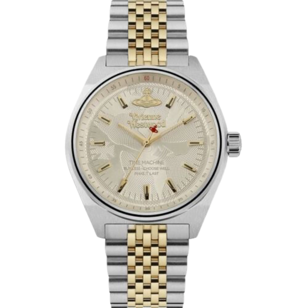 Vivienne Westwood Lady Sydenham Grey Dial Two Tone Stainless Steel Bracelet Ladies Watch VV251WGSG
