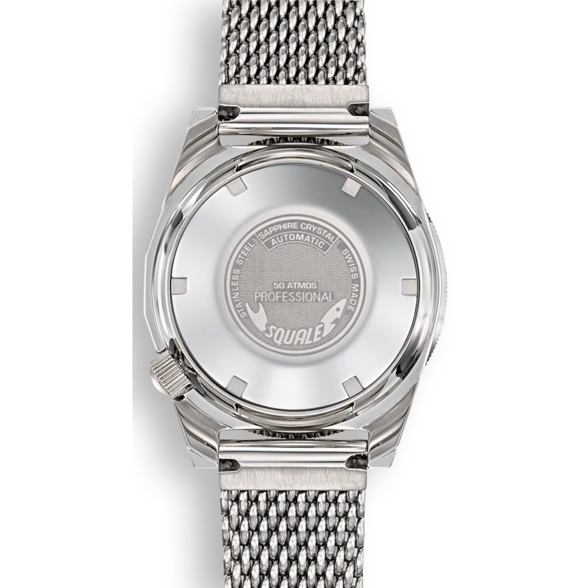 Squale 1521 Ocean Mesh Automatic Blue Dial Milanese Stainless Steel Bracelet Men’s Watch 1521OCN.ME20