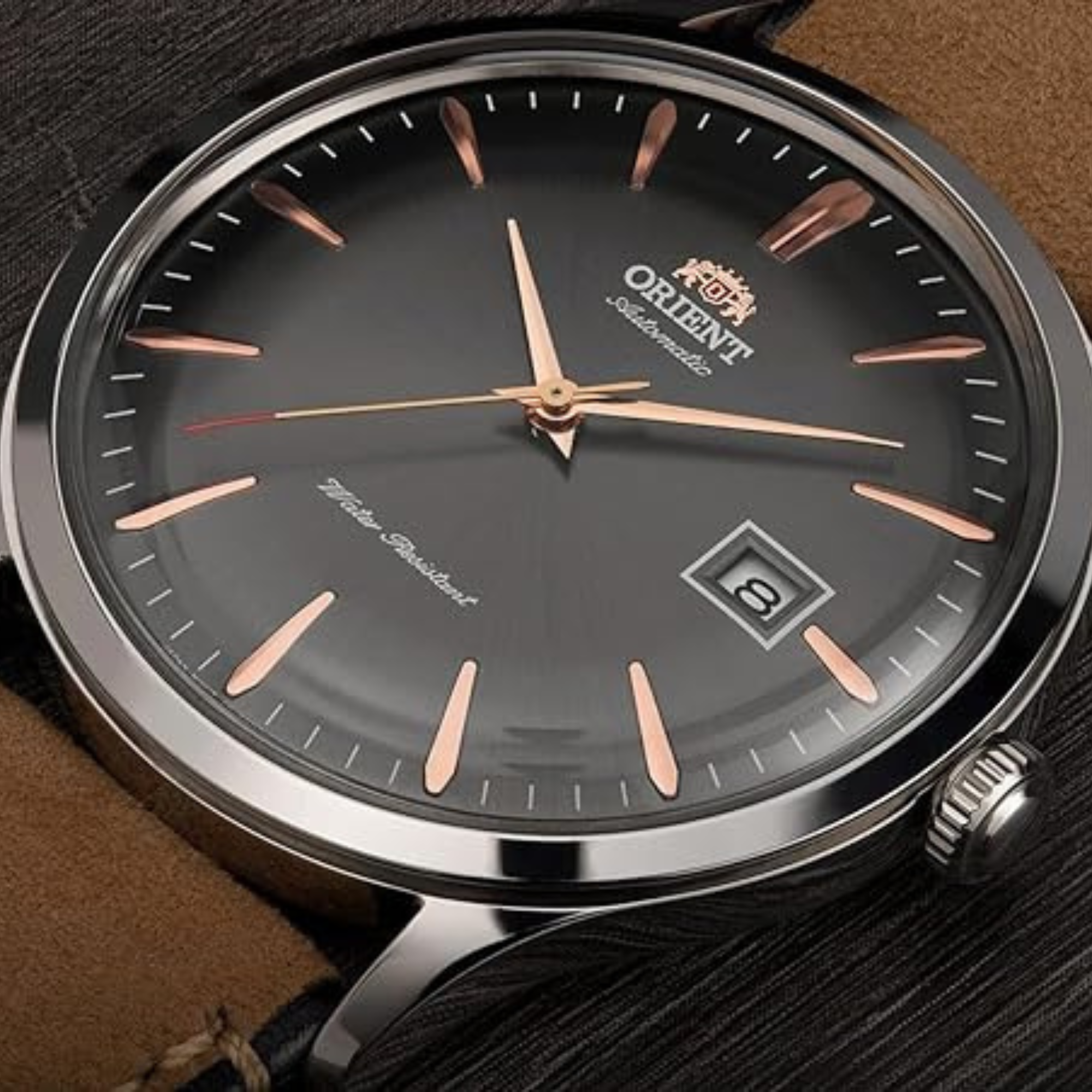 Orient Bambino Automatic Grey Dial Men’s Watch FAC08003A0