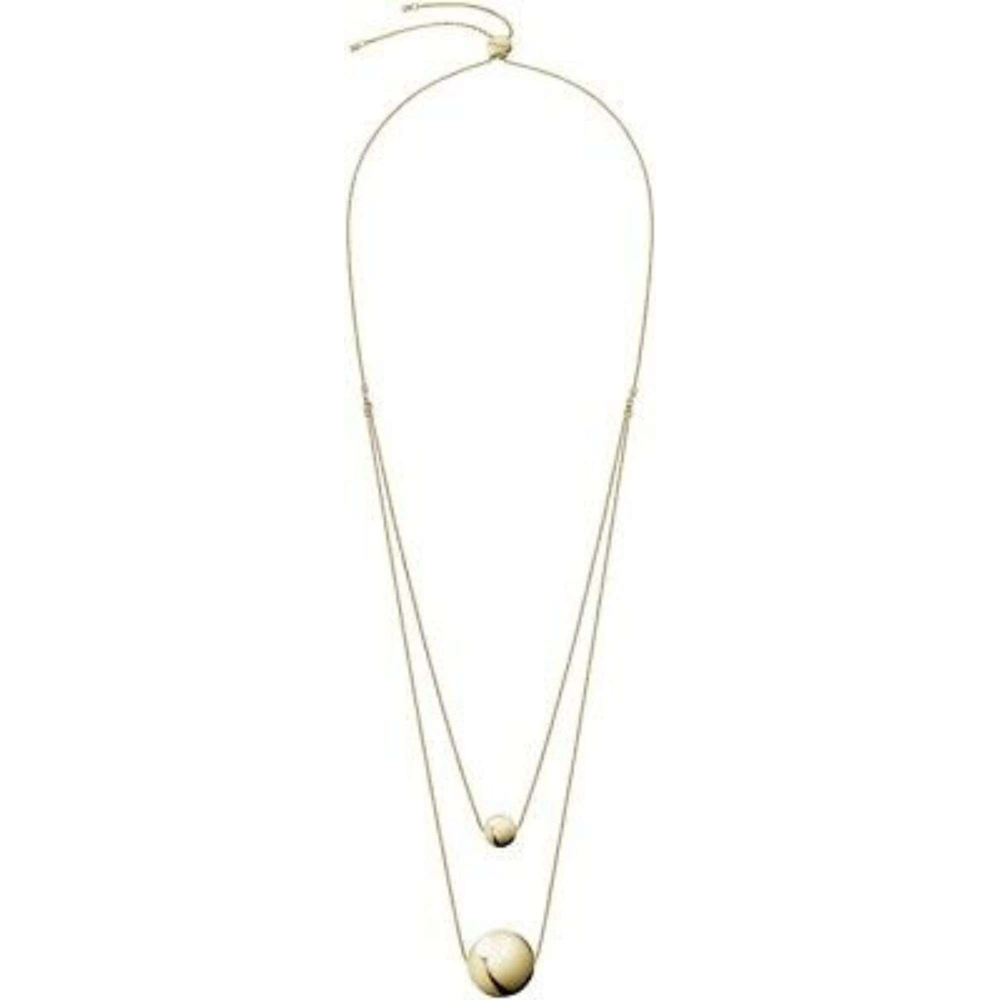 Calvin Klein Unpaired Gold PVD Plated Pendant Necklace KJ9VJN100100