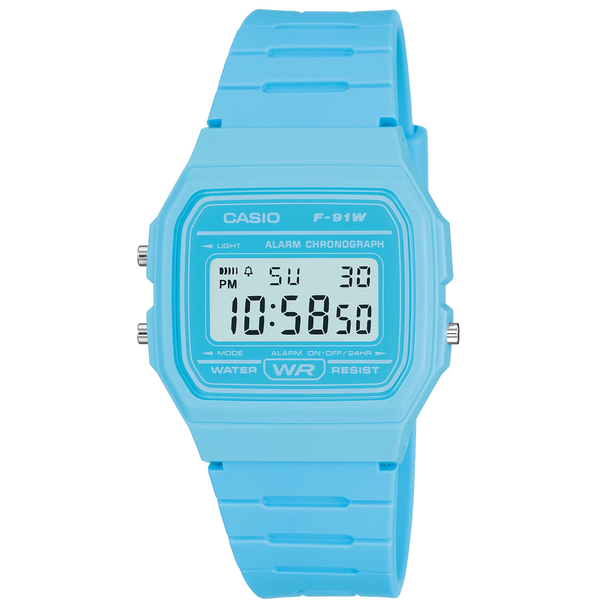 Casio Classic Quartz Digital Dial Resin Strap Watch F-91WC-2AEF