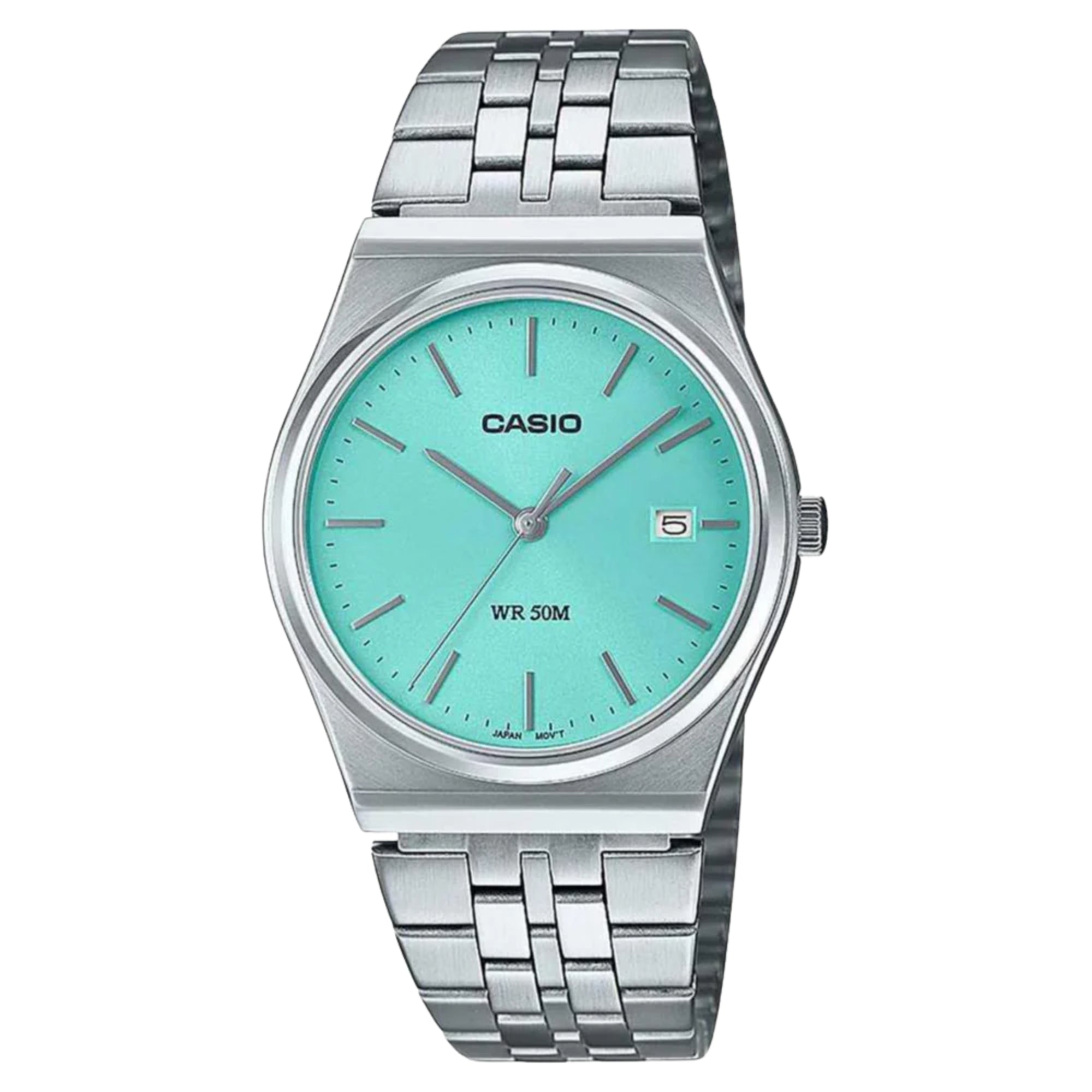 Casio Quartz ‘Tiffany’ Blue Dial Dial Steel Watch MTP-B145D-2A1VEF