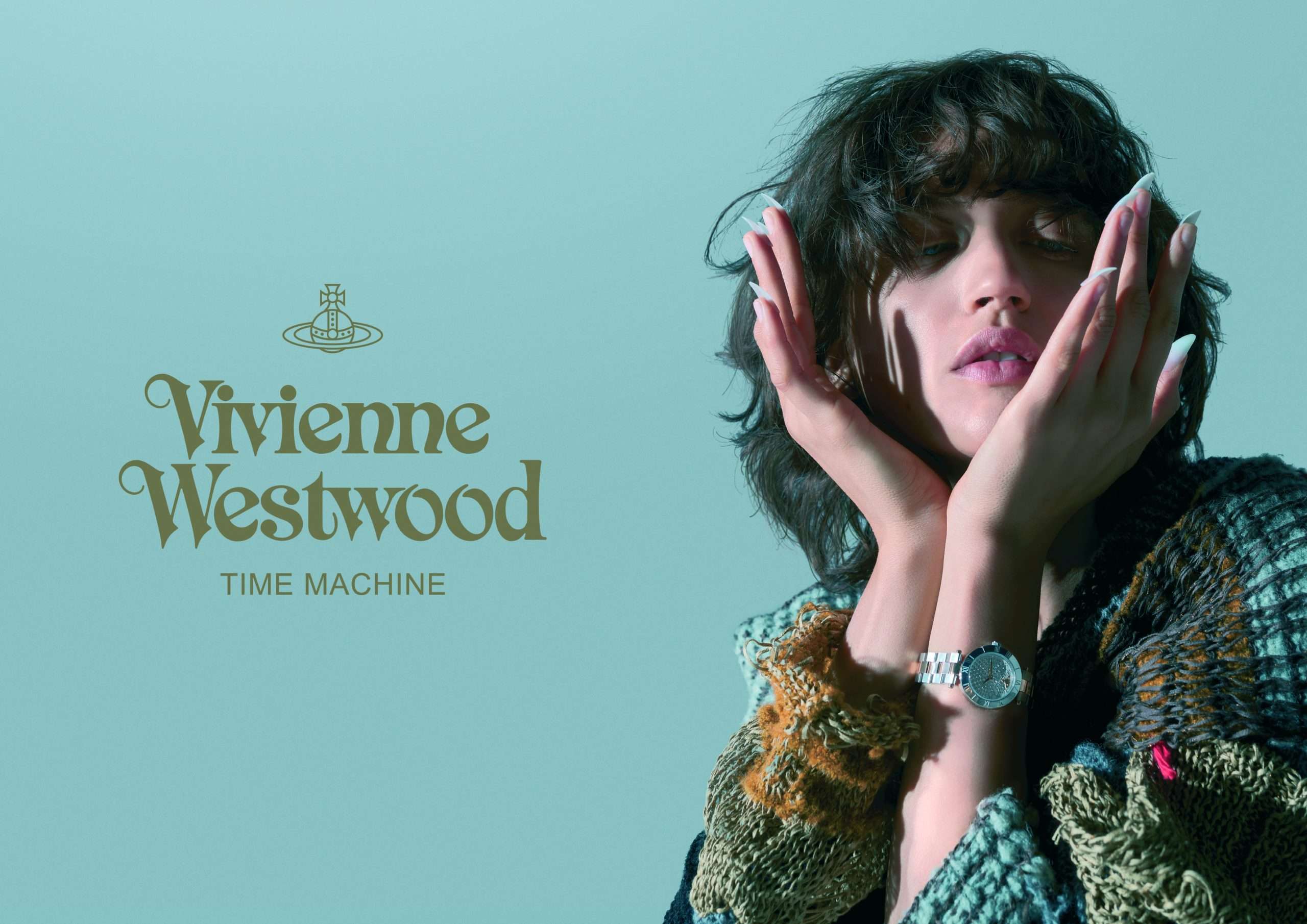 Vivienne Westwood Bow Rose Gold Blue Leather Strap Ladies’ Watch - WatchNation