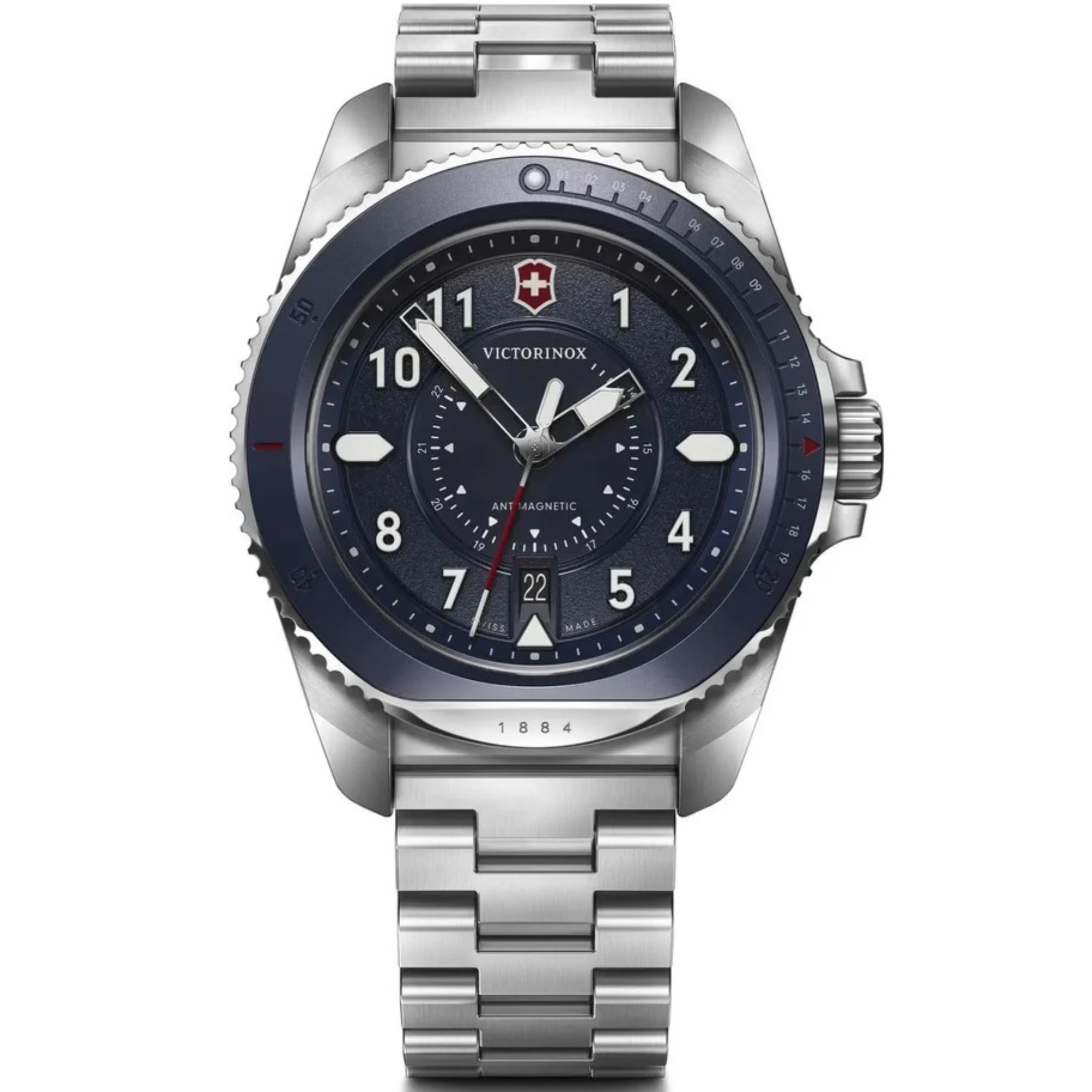 Victorinox Swiss Army Journey 1884 Blue Dial Bracelet Quartz Men's Watch 241978