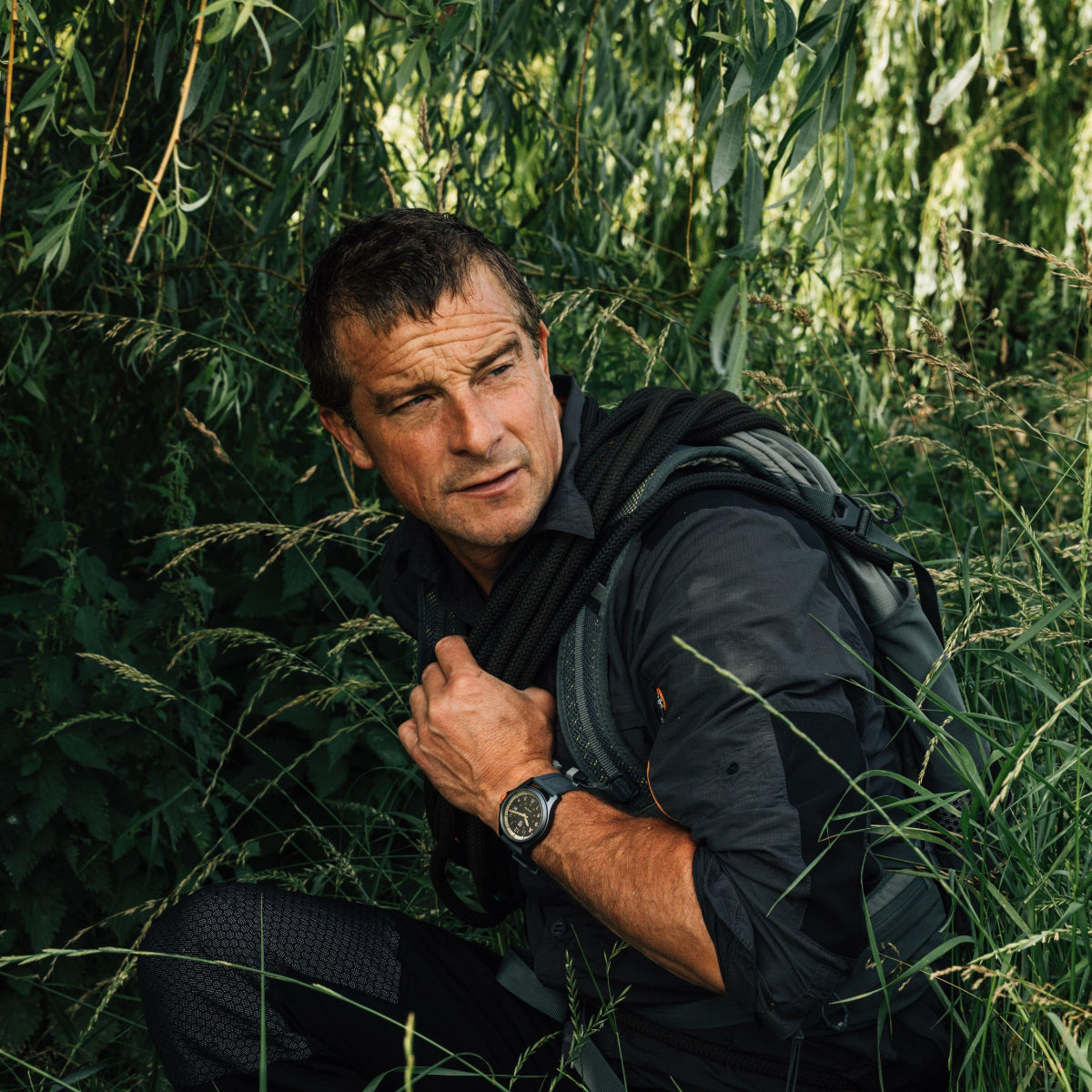 Luminox Bear Grylls Survival Series Brown Dial Rubber Strap Men's Watch XB.3716