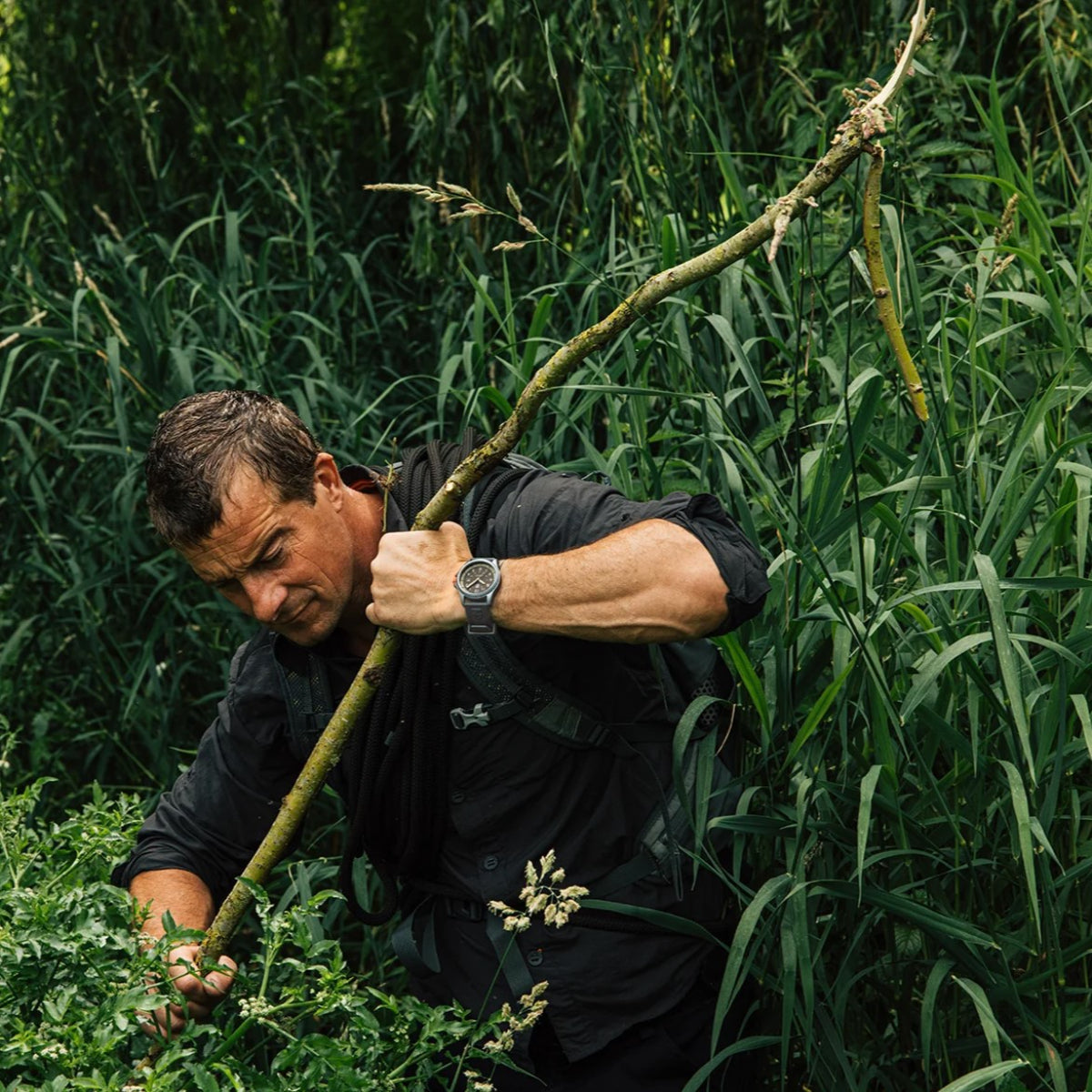 Luminox Bear Grylls Survival Series Brown Dial Rubber Strap Men's Watch XB.3716