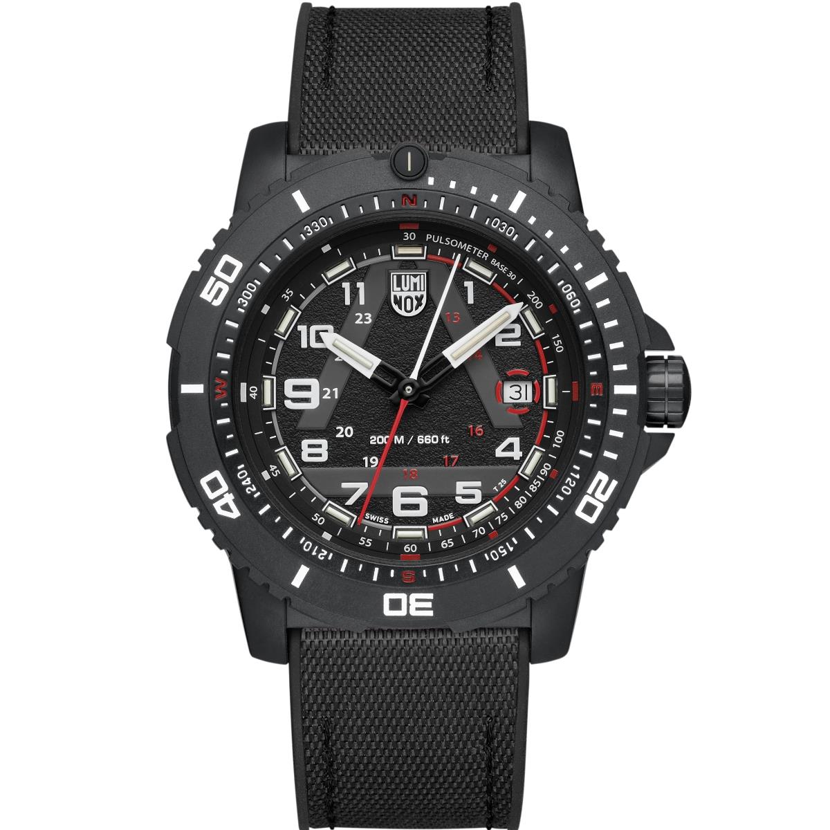 Luminox ICE-SAR 1080 Series Black Dial Rubber with Textile Strap Men's Watch XL.1081
