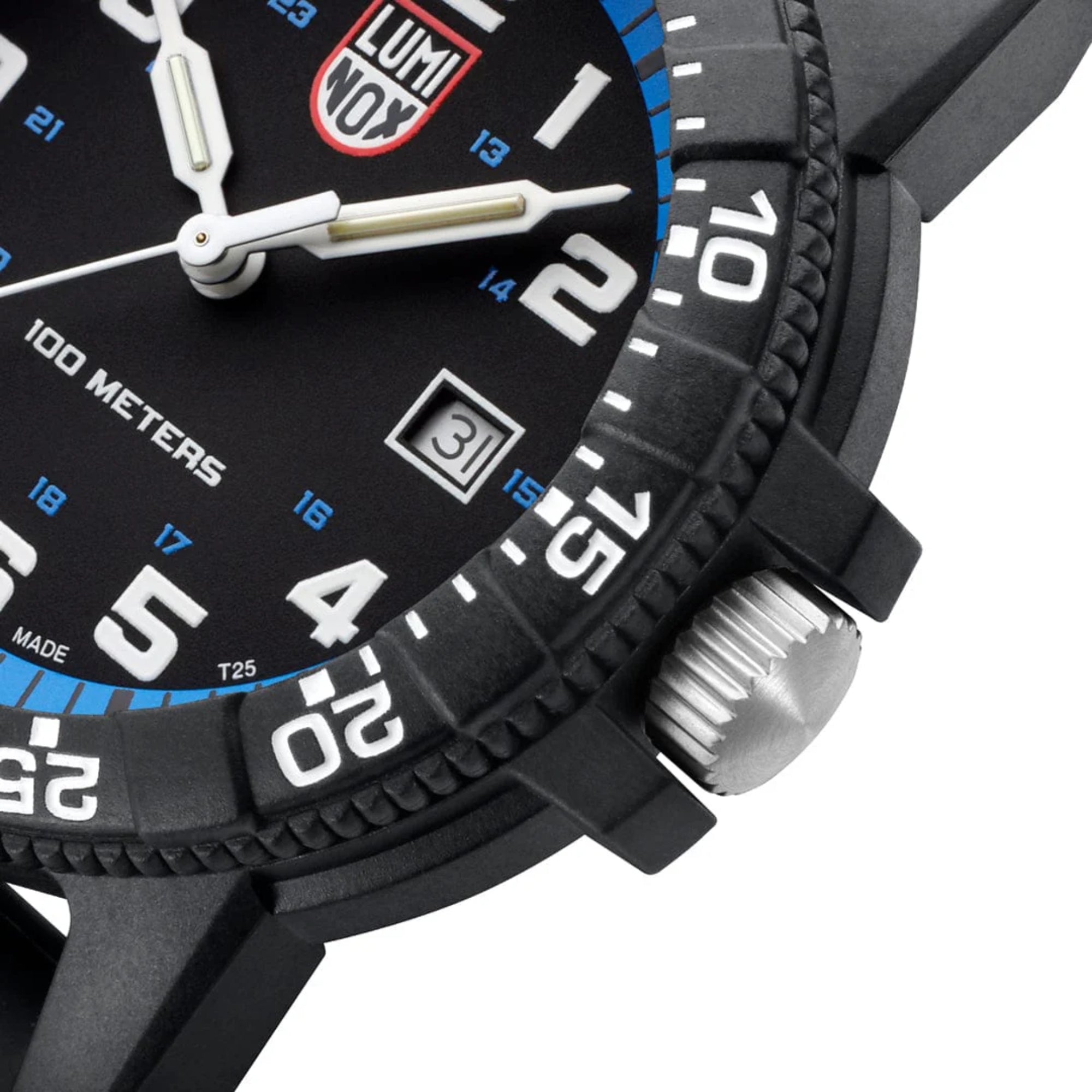 Luminox Leatherback Sea Turtle 0320 Series Black Dial Black PU Strap Men's Watch XS.0324