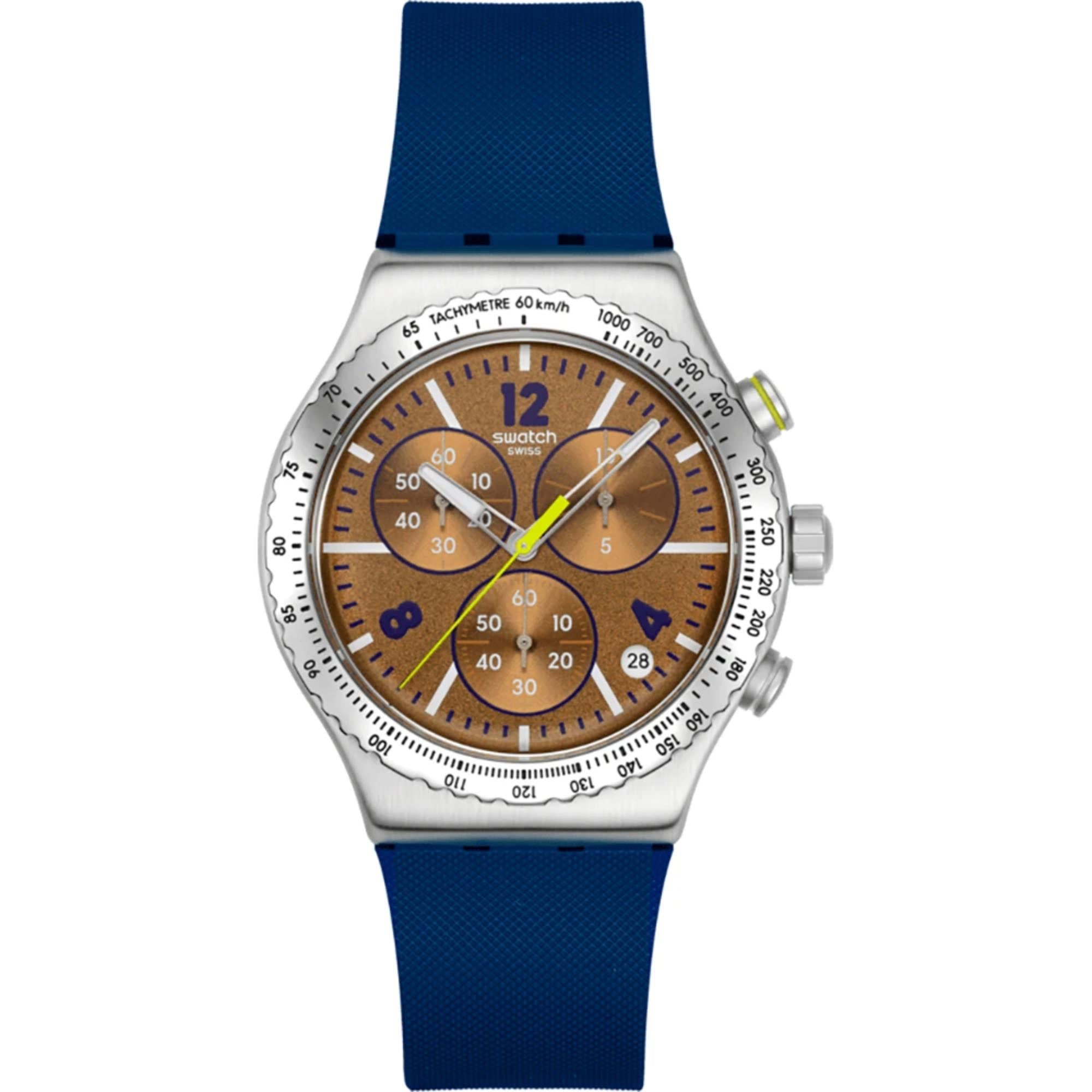 Swatch Irony Sidereal Glow Chronograph Unisex Watch YVS534