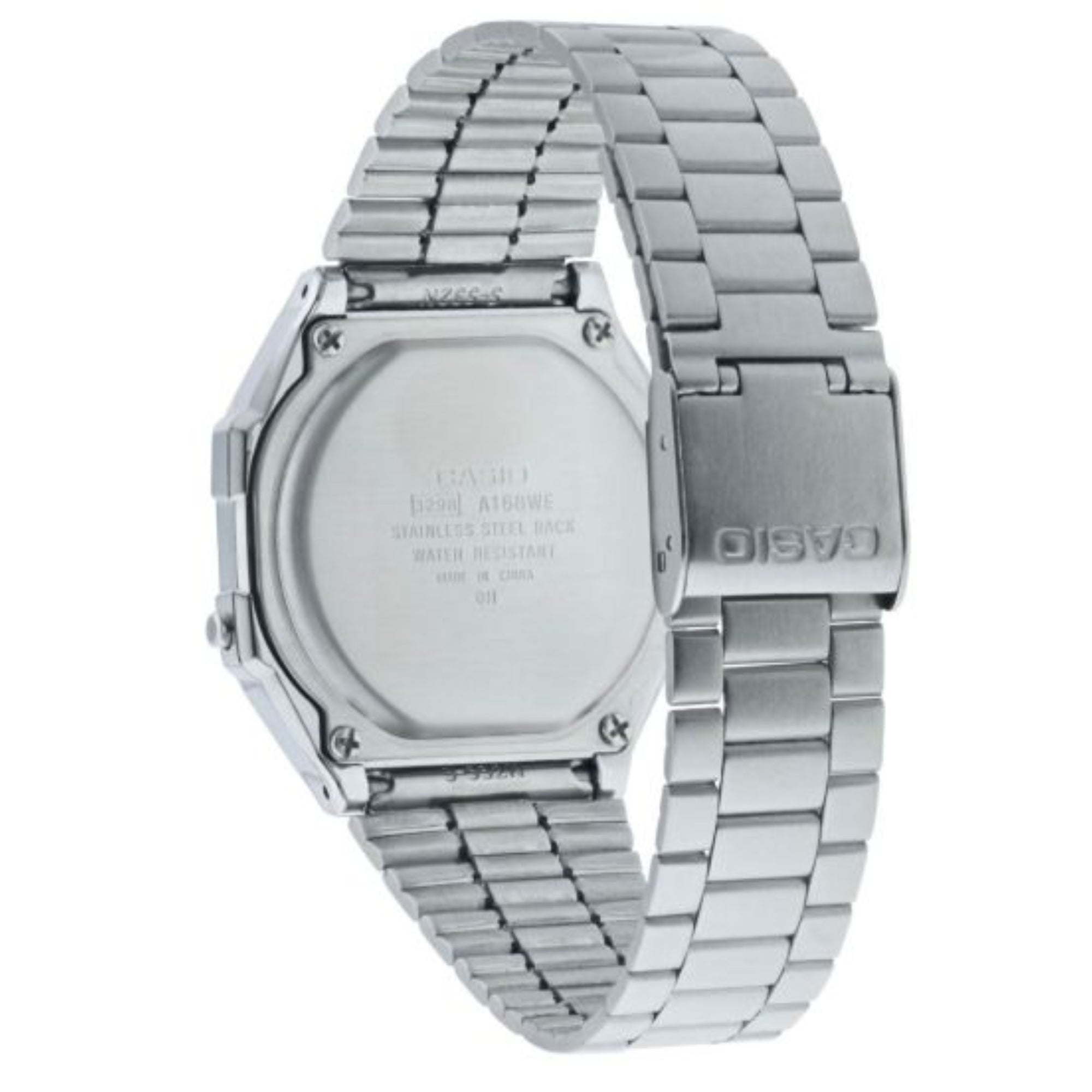 Casio Vintage Blue Dial Stainless Steel Strap Men's Watch A168WEM-2BEF