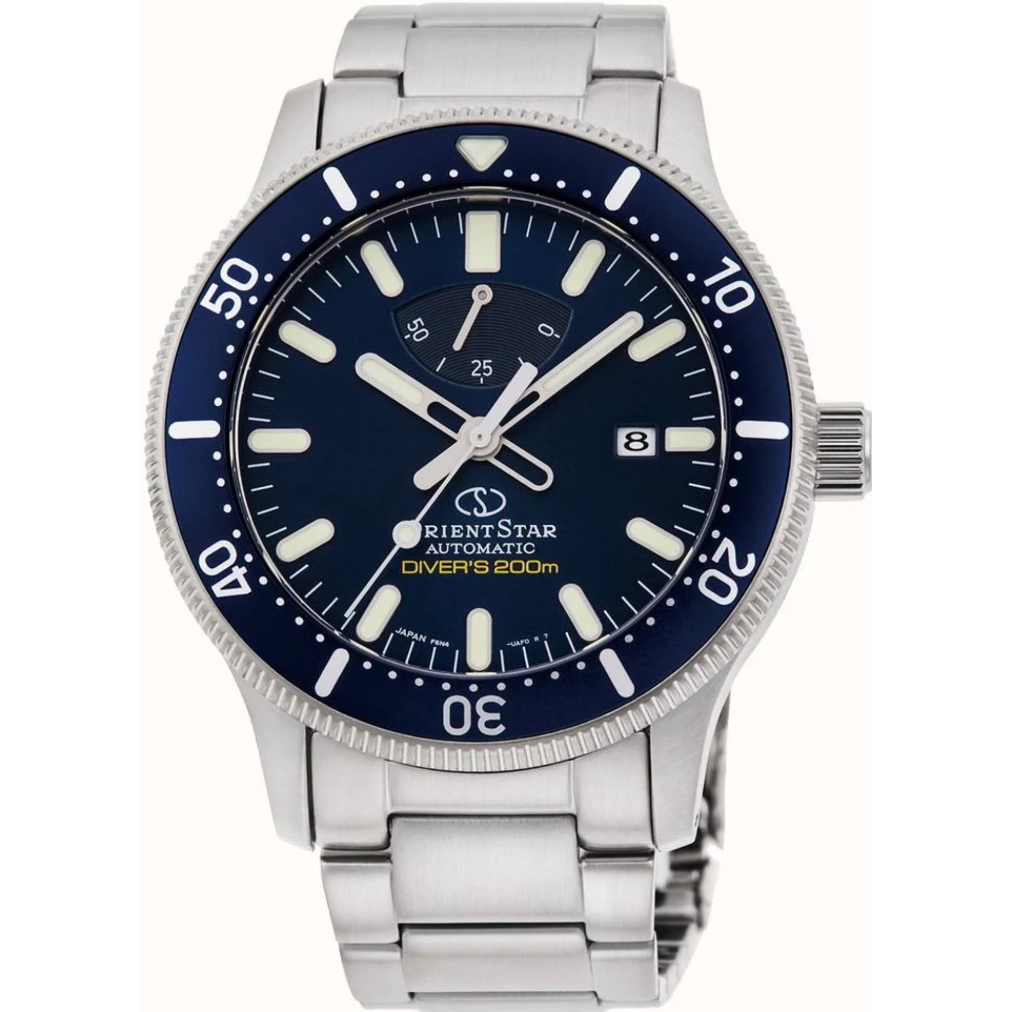 Orient Star ISO Diver Automatic Mechanical Blue Dial Stainless Steel Bracelet Men’s Watch RE-AU0302L00B