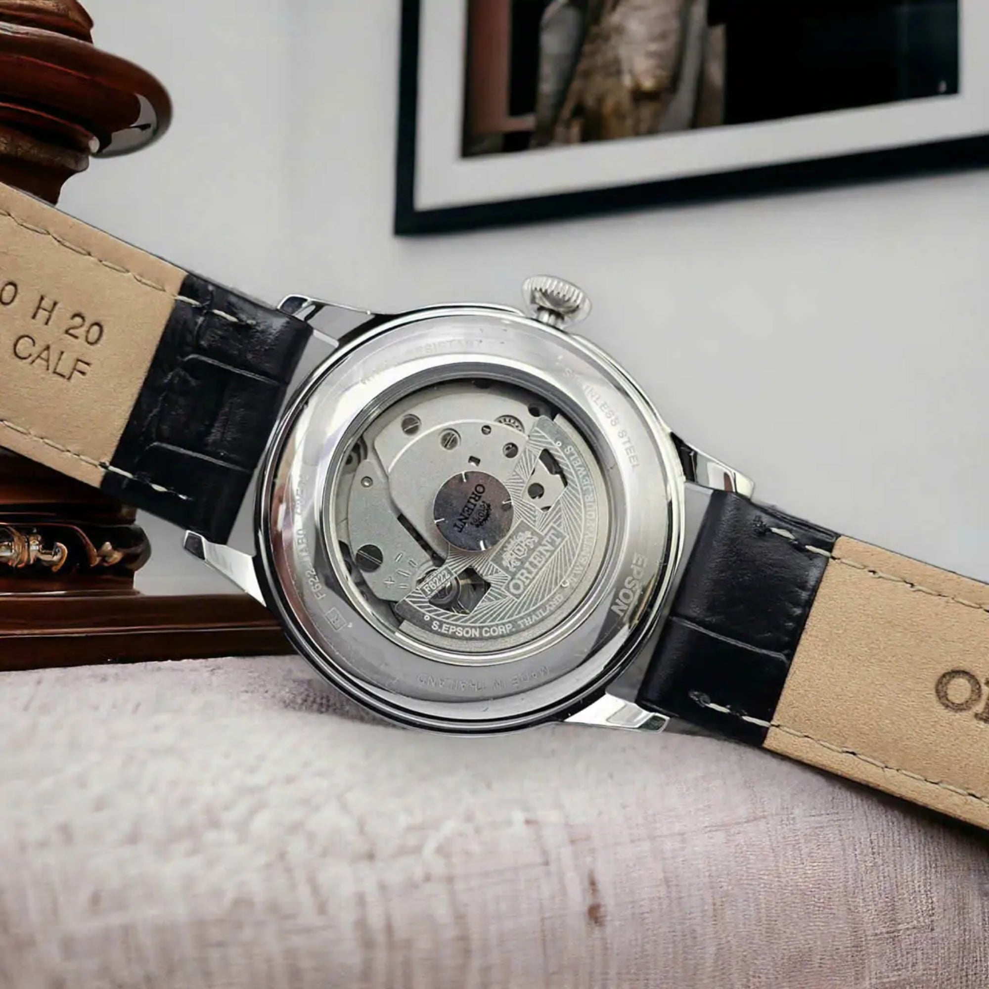 Orient Bambino Version 2 Classic Vintage Style White Dial Men's Dress Watch RA-AP0104S30B