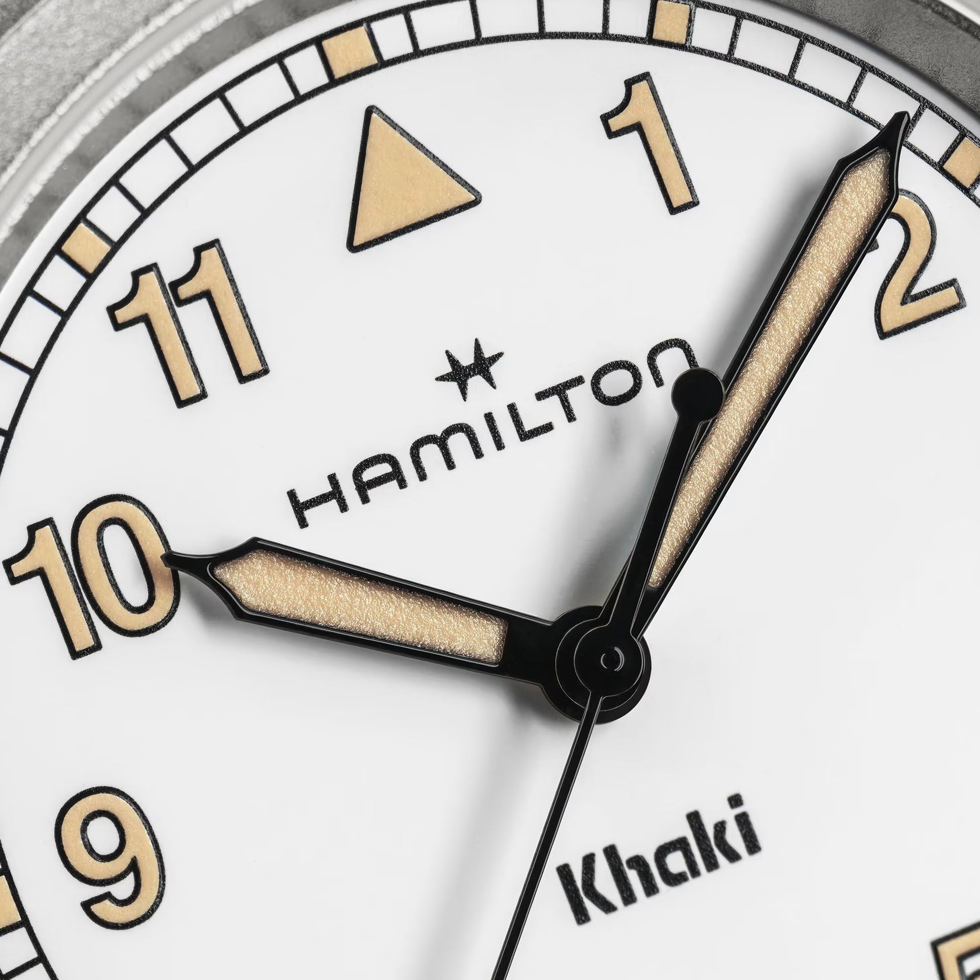 Hamilton Khaki Field Quartz White Dial NATO Strap Unisex Watch H69301910