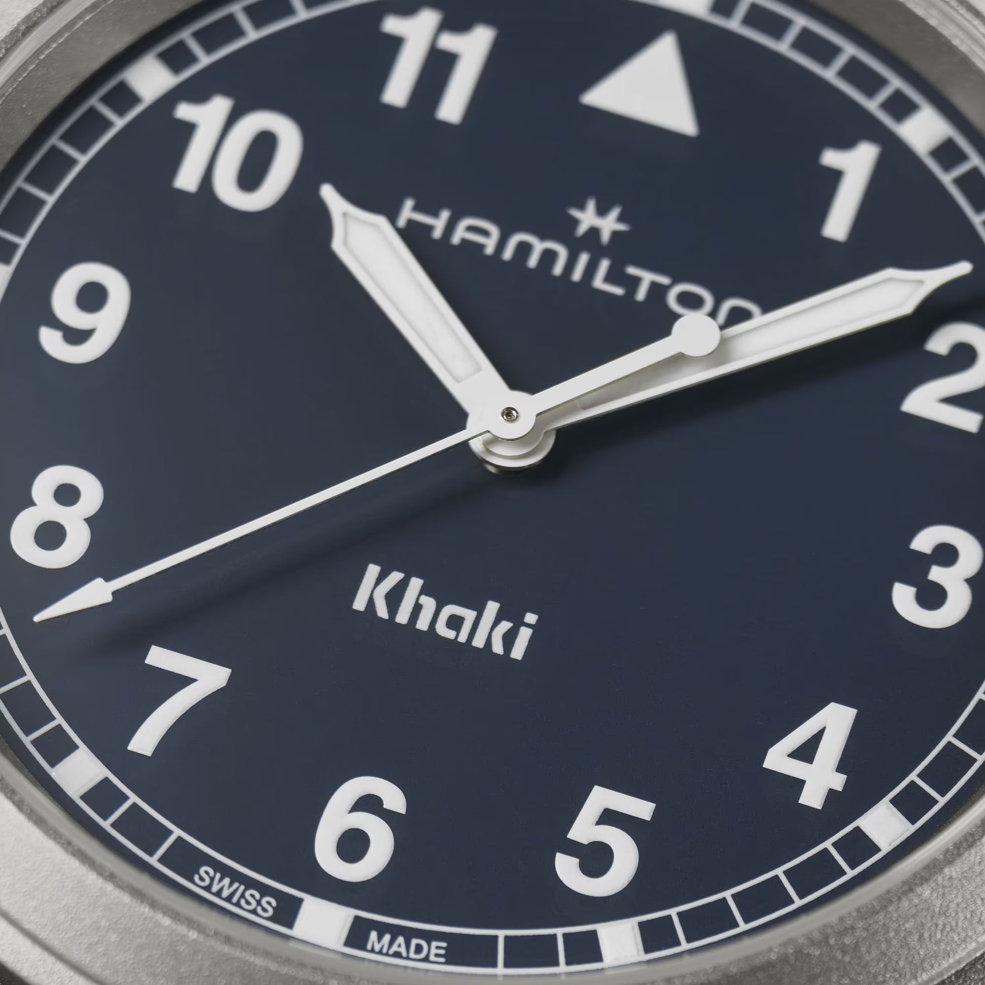 Hamilton Khaki Field Quartz Blue Dial Blue Textile Strap Men’s Watch H69401940