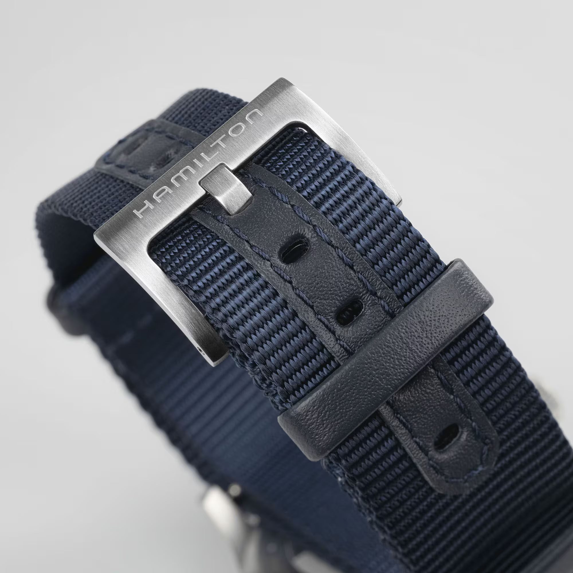 Hamilton Khaki Field Mechanical Blue Dial NATO Strap Unisex Watch H69439940