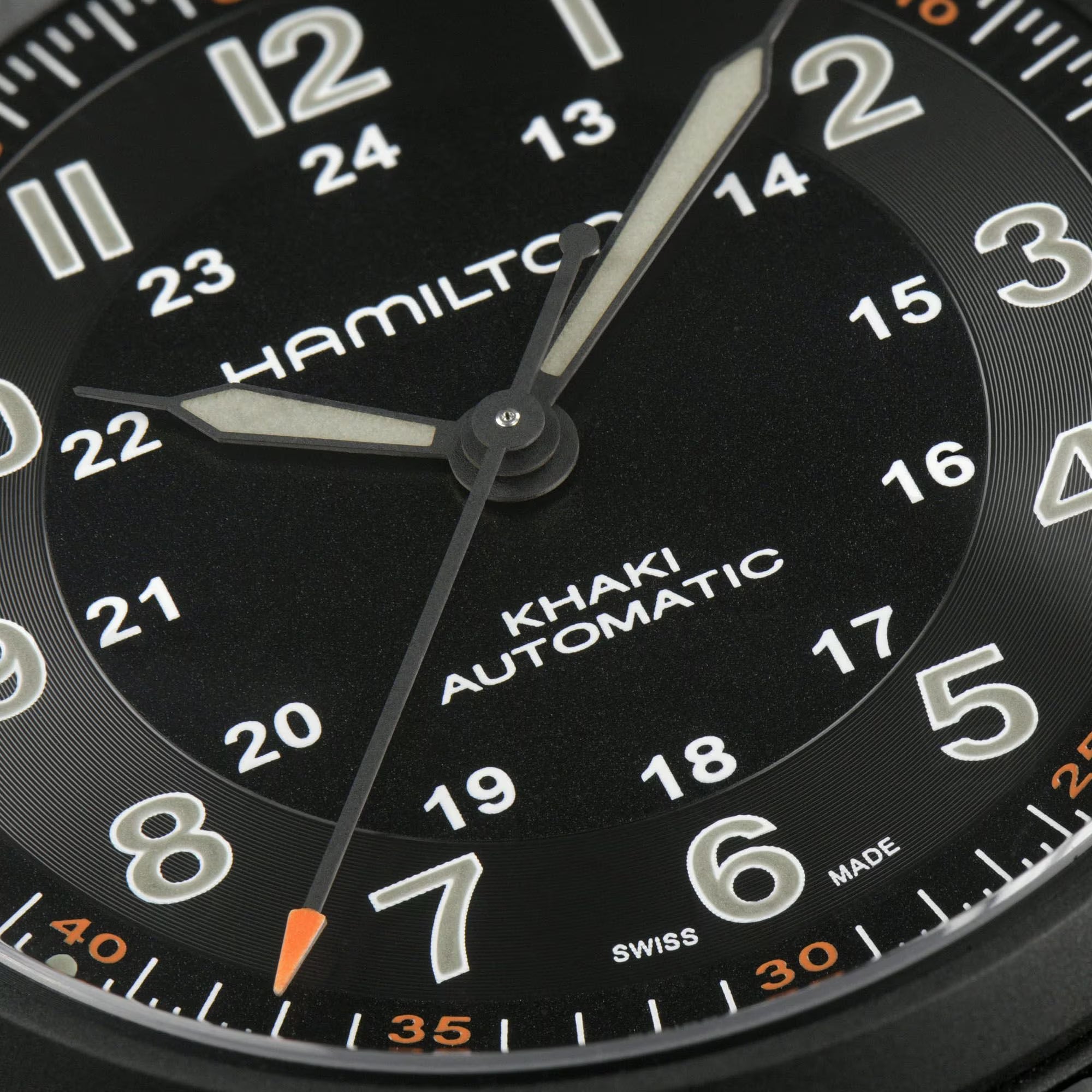 Hamilton Khaki Field Titanium Automatic Black Dial Black PVD Titanium Bracelet Men's Watch H70665130