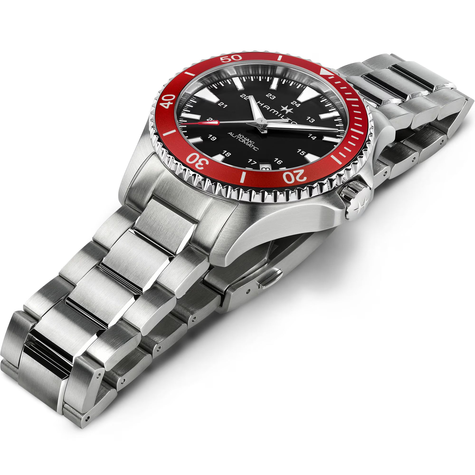 Hamilton Khaki Navy Scuba Auto Black Dial Men's Watch H82405130