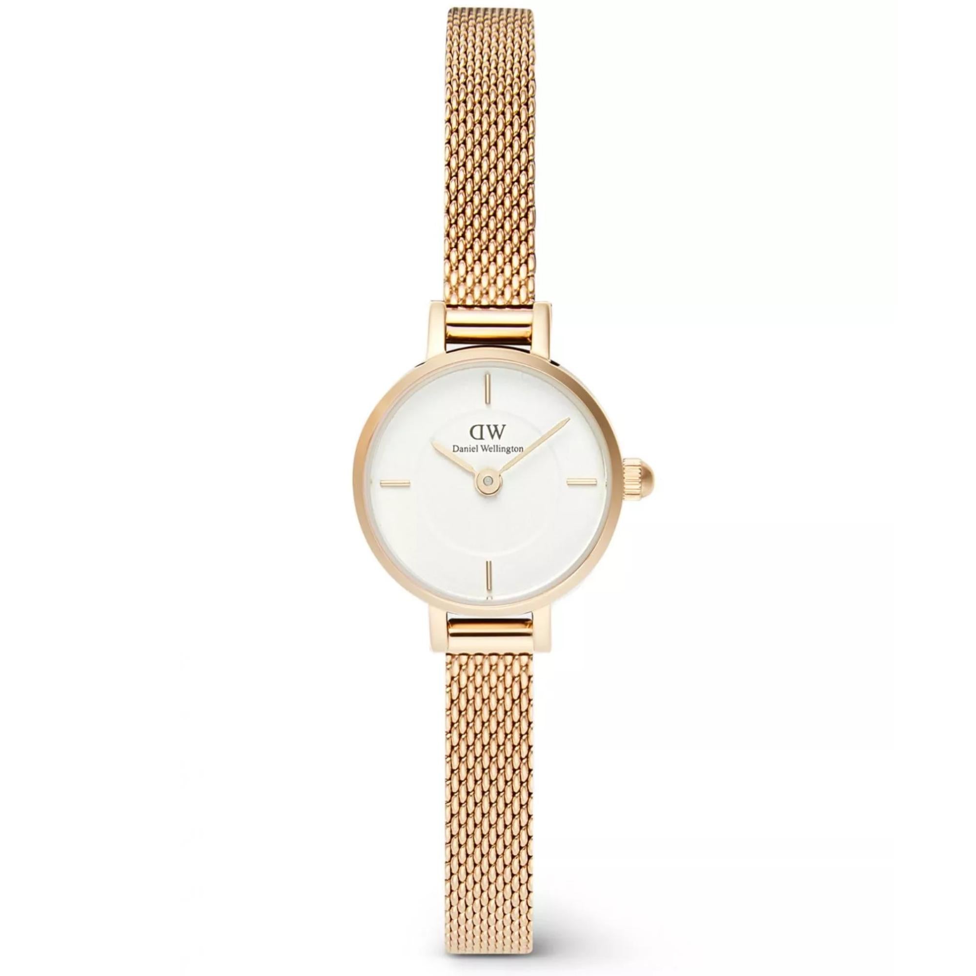 Daniel Wellington Petite Mini Evergold G White Dial Stainless Steel Women’s Watch DW00100745