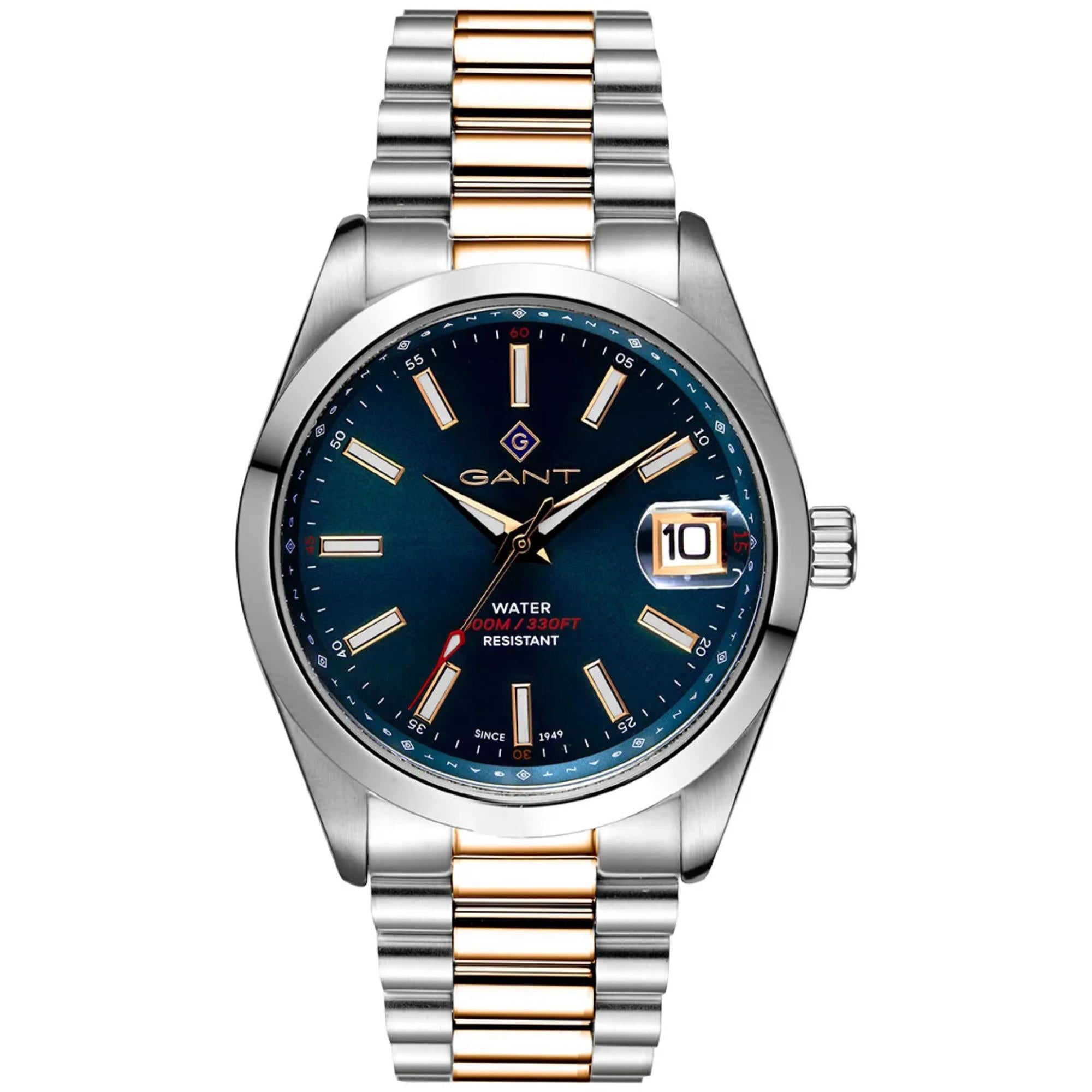 Gant Sussex Eastham Quartz Blue Dial Two-Tone Steel Bracelet Men's Watch G161009