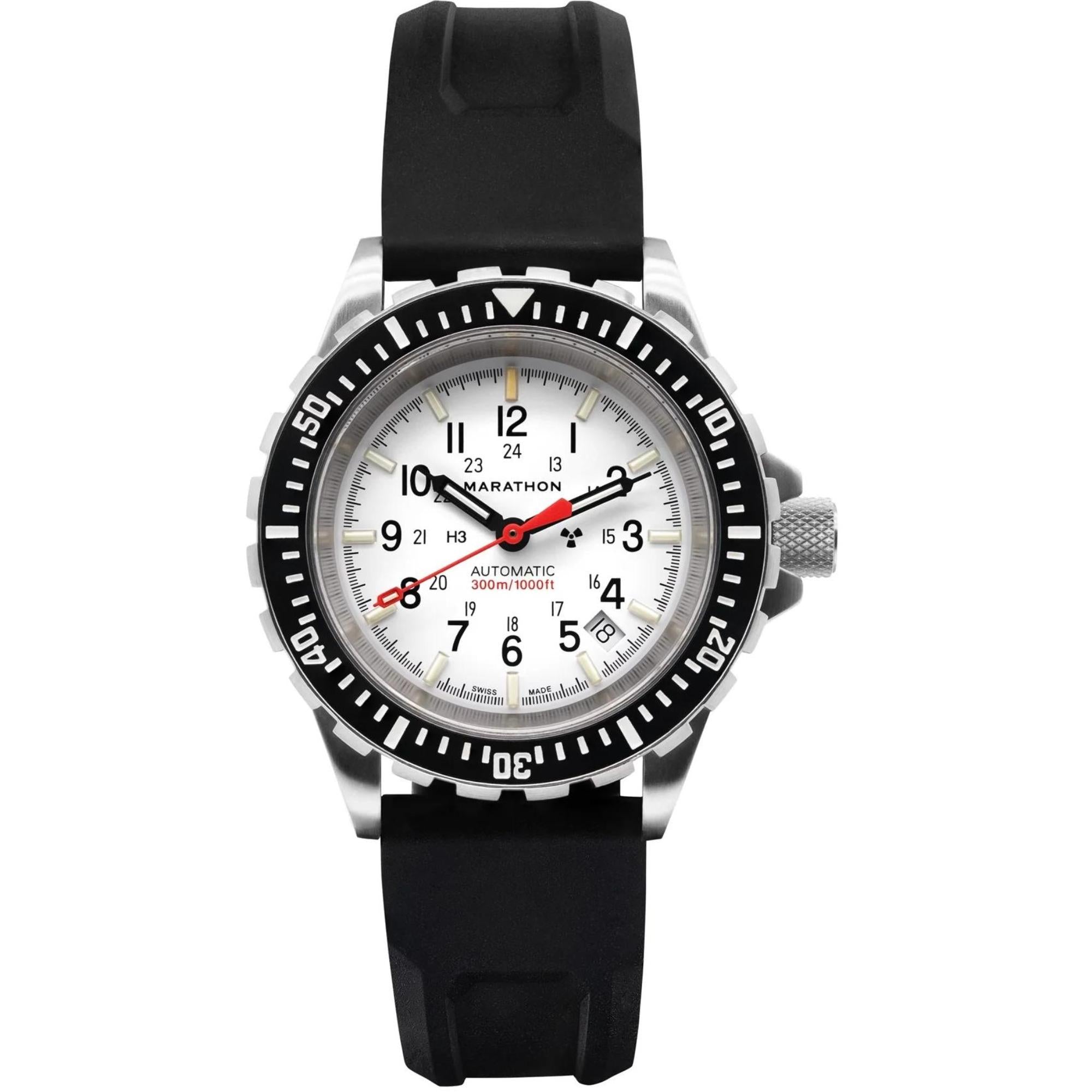 Marathon Arctic Edition Large Diver's Automatic White Dial Men’s Watch (GSAR) WW194006SS-0530