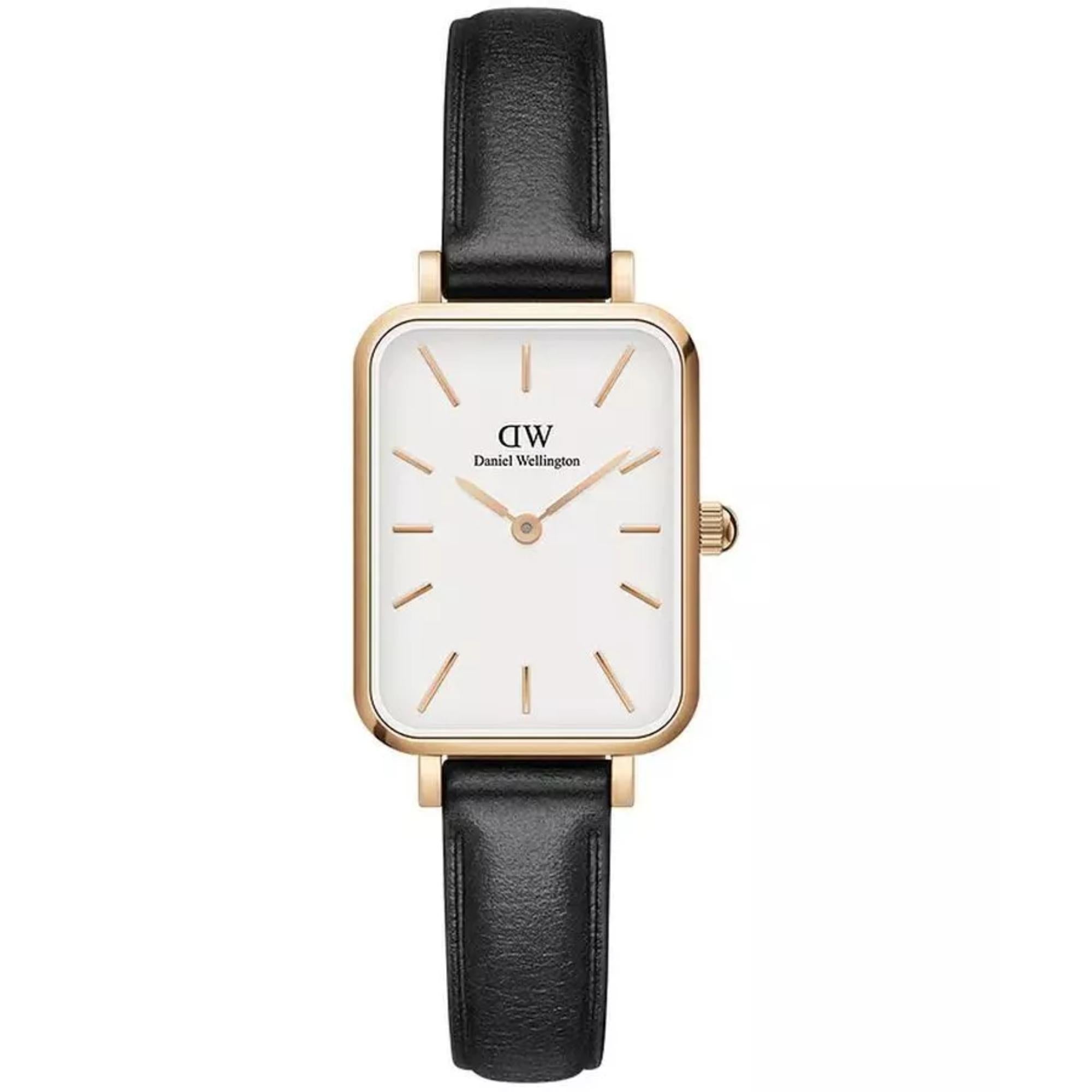 Daniel Wellington Quadro Pressed Sheffield White Dial Women’s Watch DW00100434