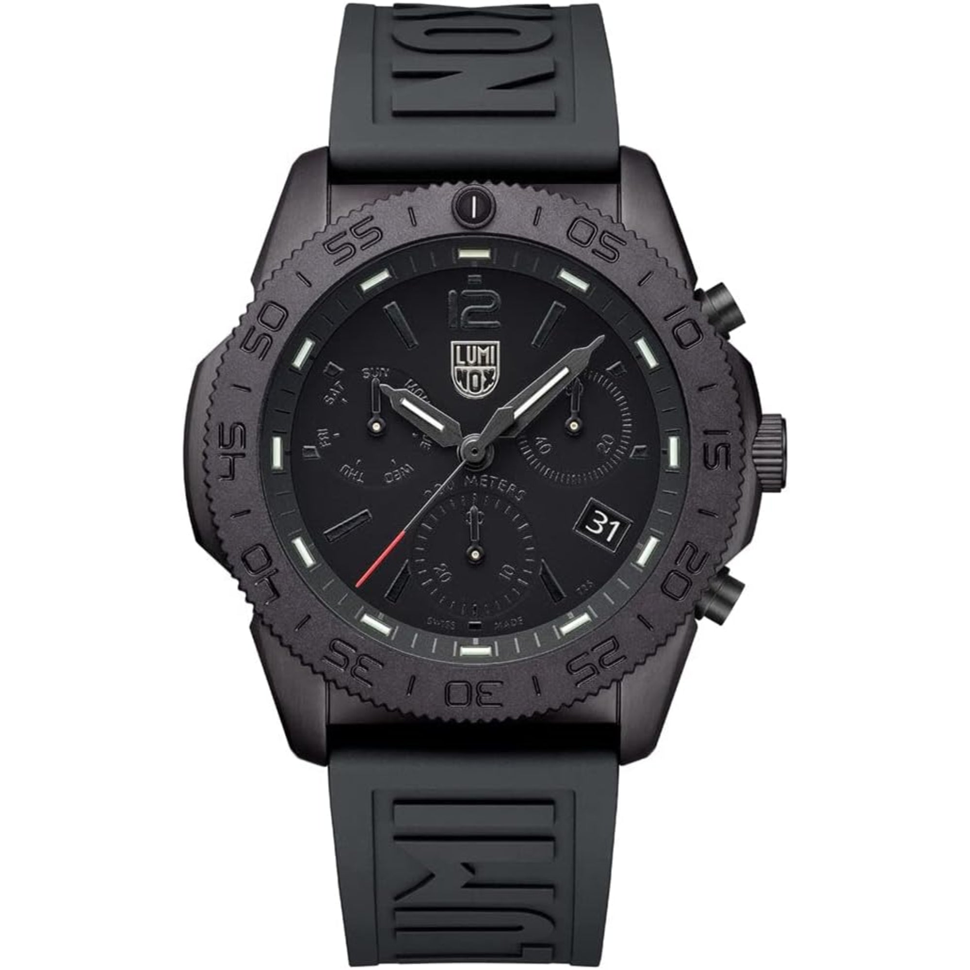 Luminox Pacific Diver Chronograph Blackout Black Dial Men's Watch XS.3141.BO