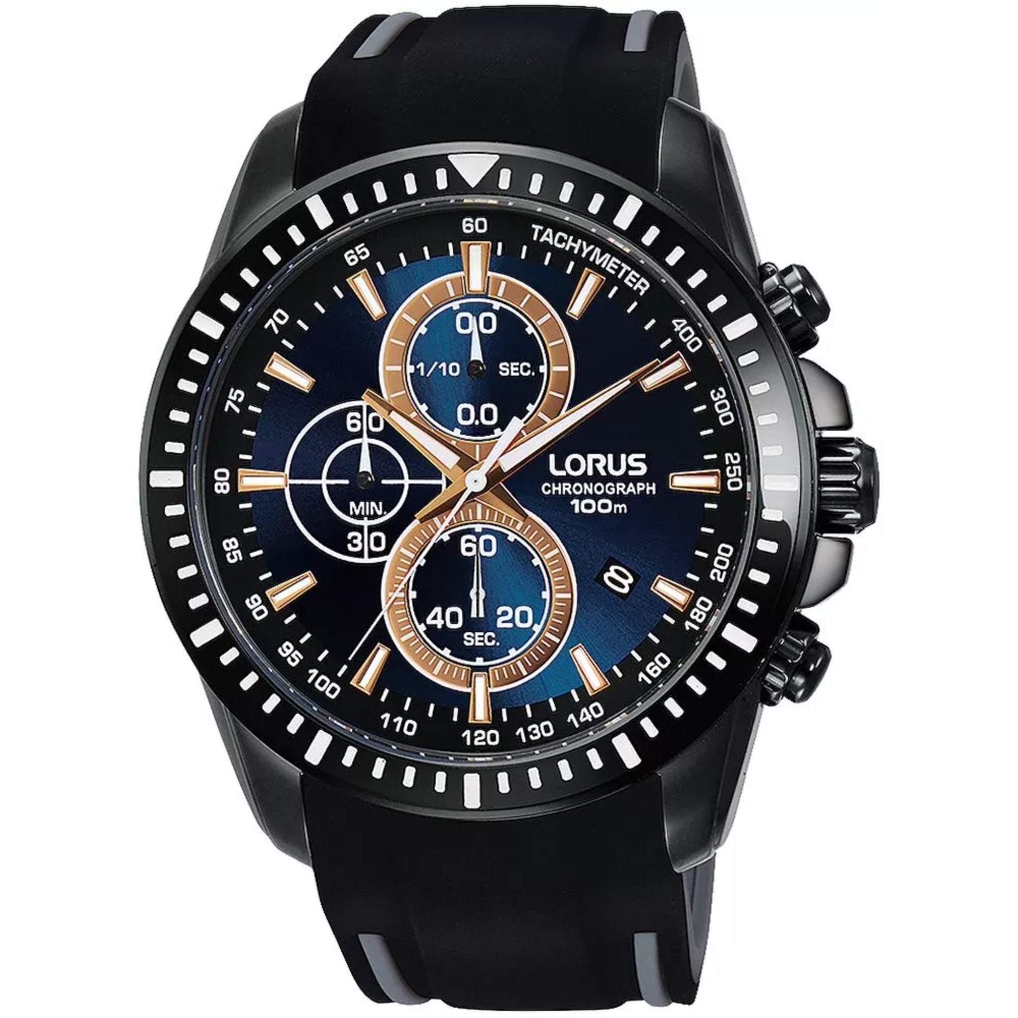 Lorus Sport Blue Dial Men's Watch Chronograph RM353DX9