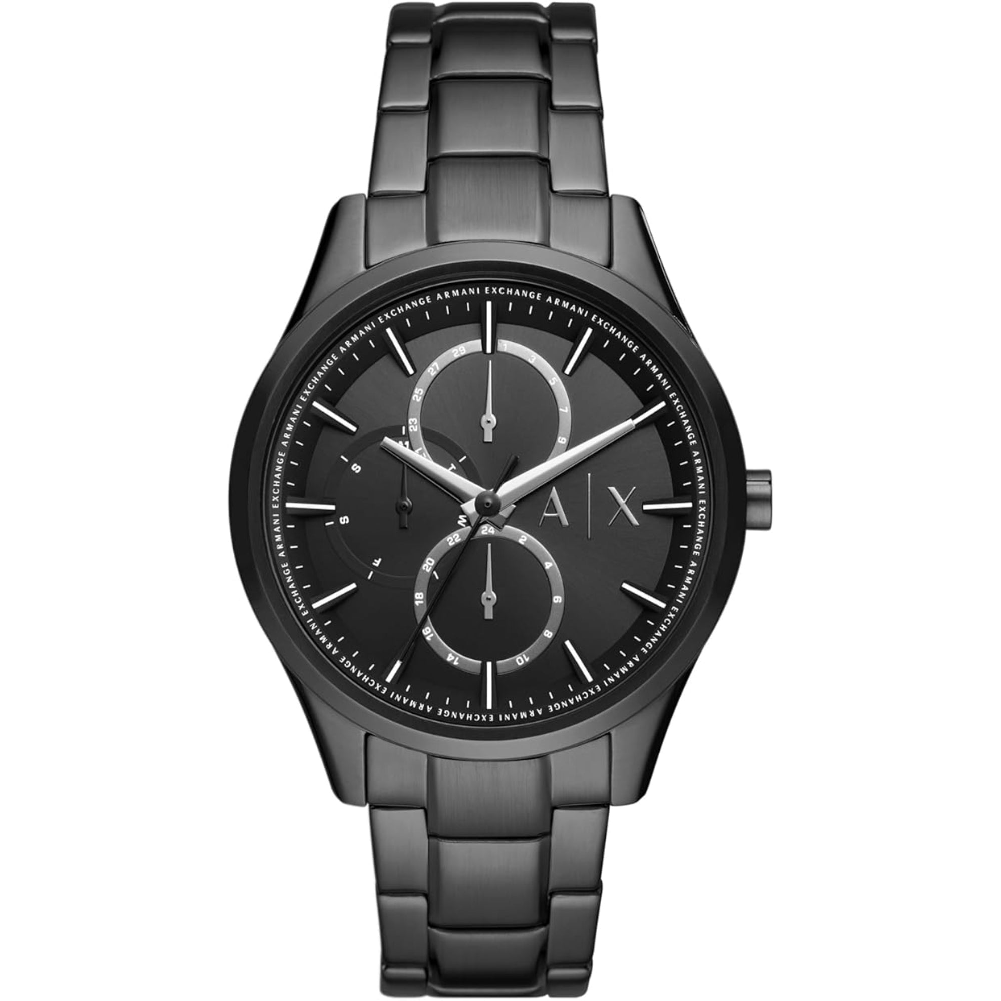 Armani Exchange Chronograph Black Dial Stainless Steel Strap Men’s Watch AX1867