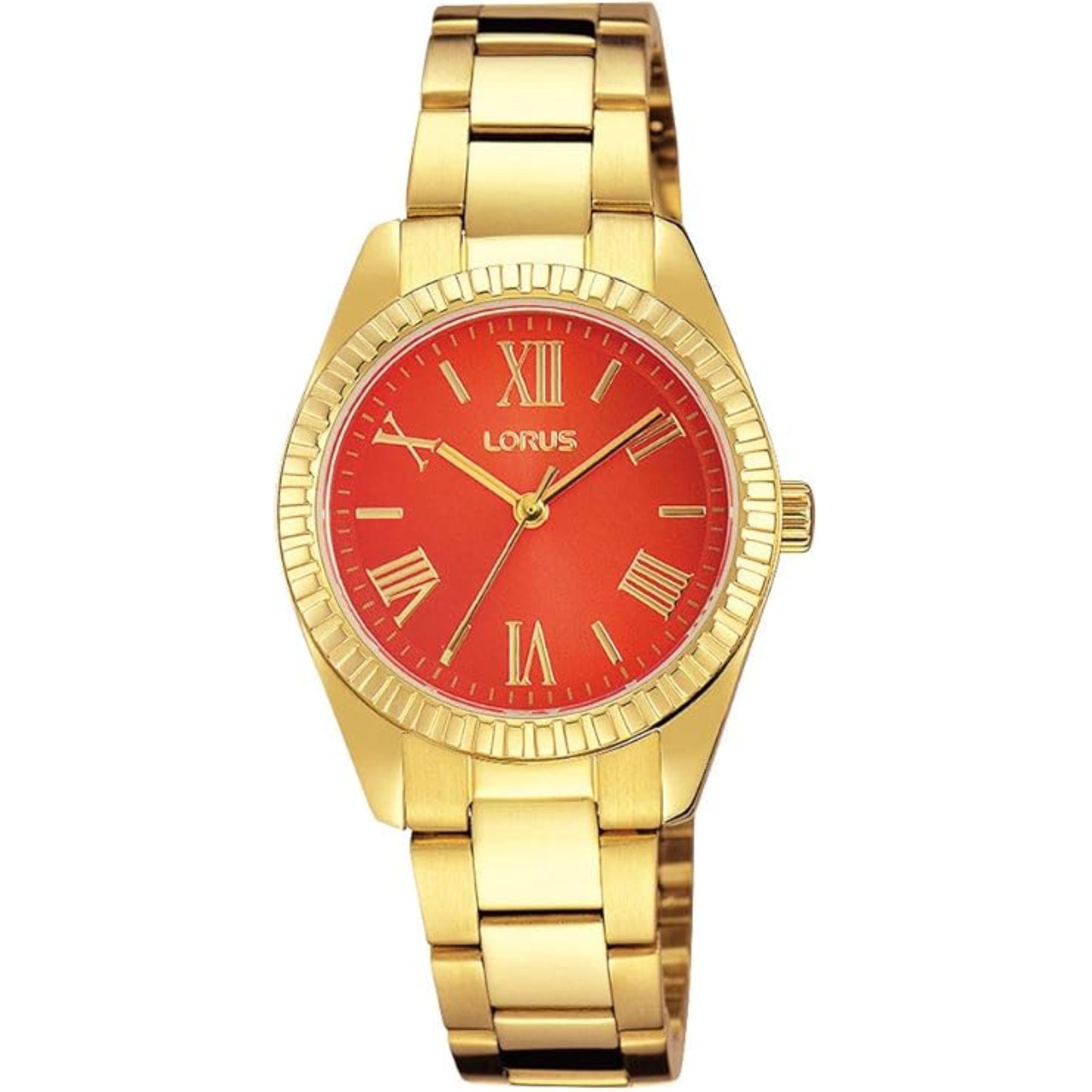 Lorus Dress Orange Dial Women's Watch RG232KX9