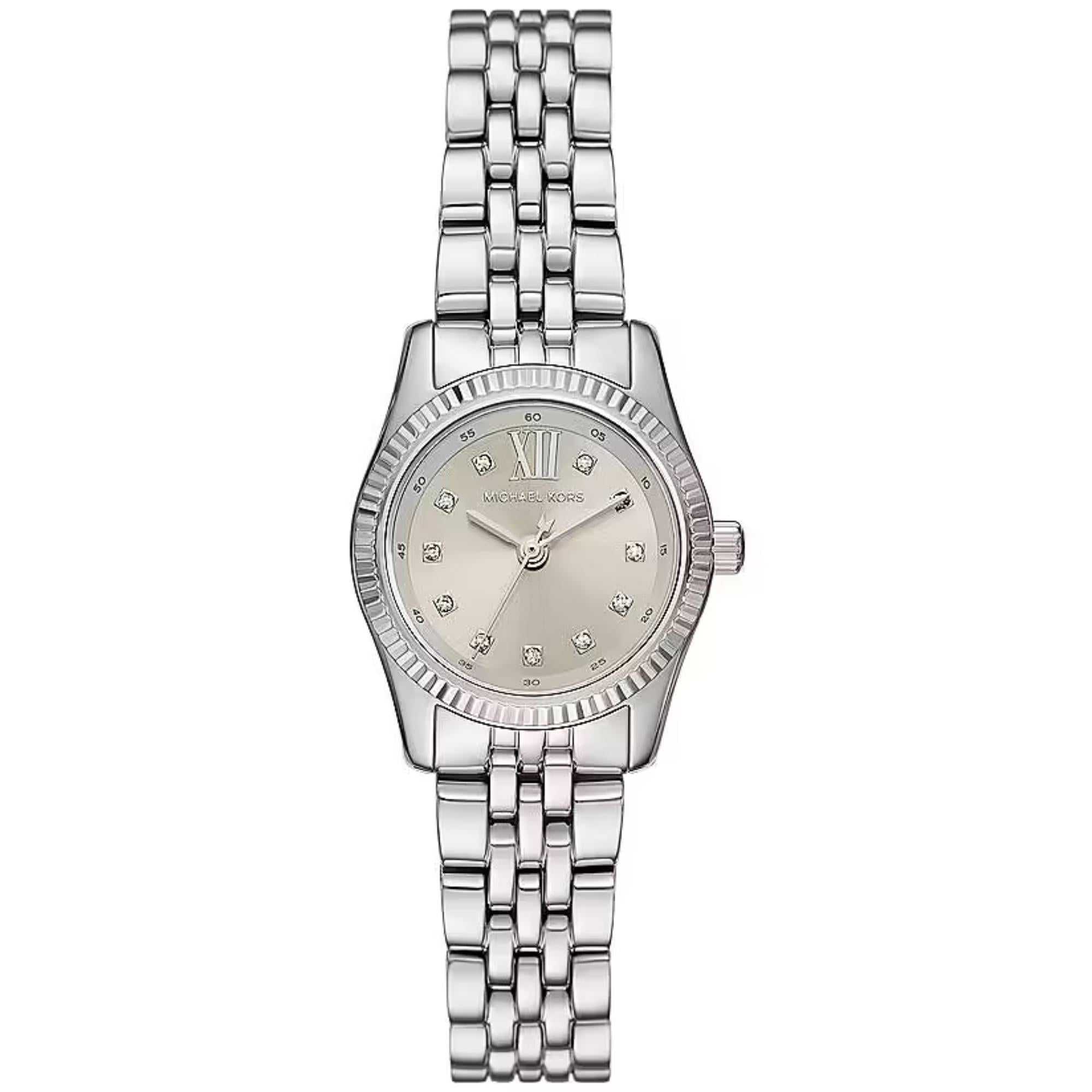Michael Kors Lexington Stainless Steel Silver Dial Women's Watch MK4843